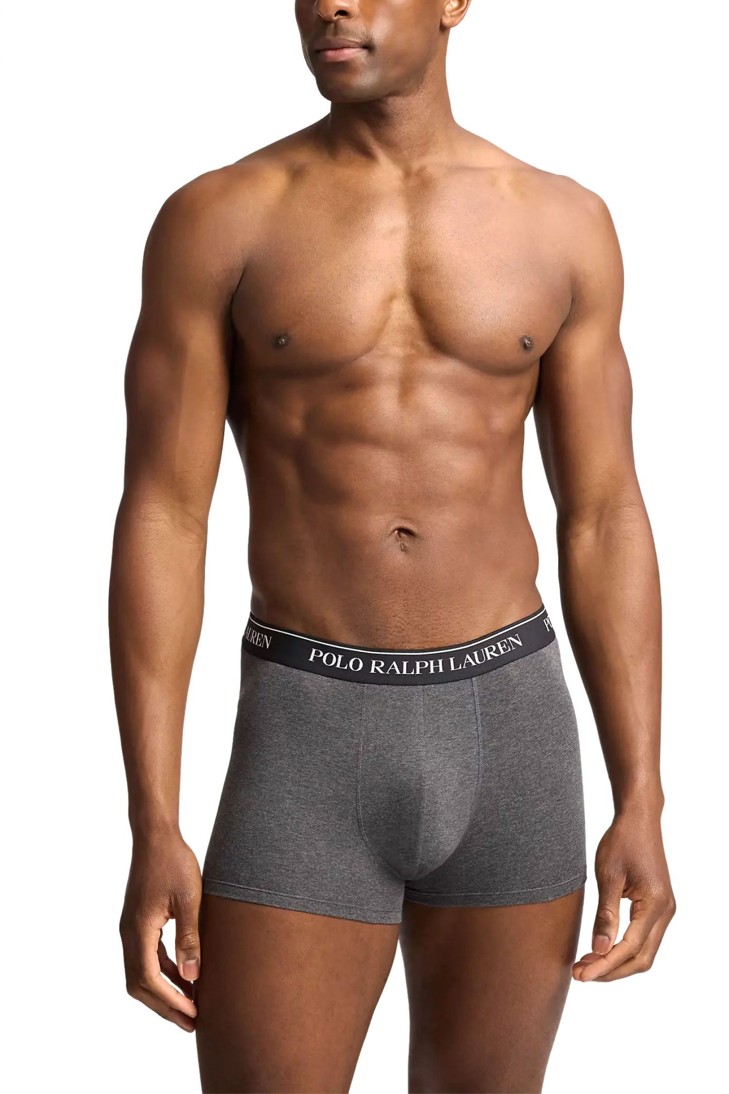 RALPH LAUREN UNDERWEAR ΕΣΩΡΟΥΧΟ ΣΕΤ 3PACK STRETCH COTTON TRUNK ΜΑΥΡΟ-ΓΚΡΙ-ΧΑΚΙ φωτογραφία