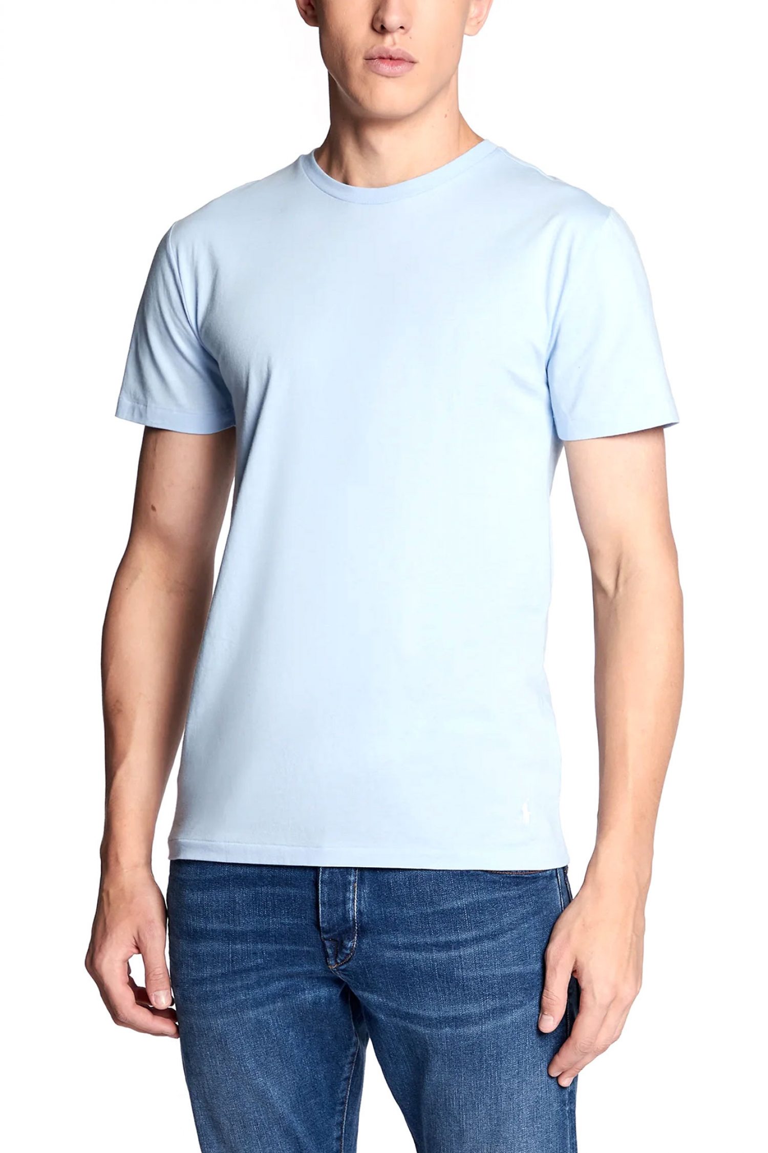 RALPH LAUREN UNDERWEAR ΕΣΩΡΟΥΧΟ ΣΕΤ 3PACK T-SHIRT COTTON CREWS ΜΠΛΕ-ΣΙΕΛ φωτογραφία