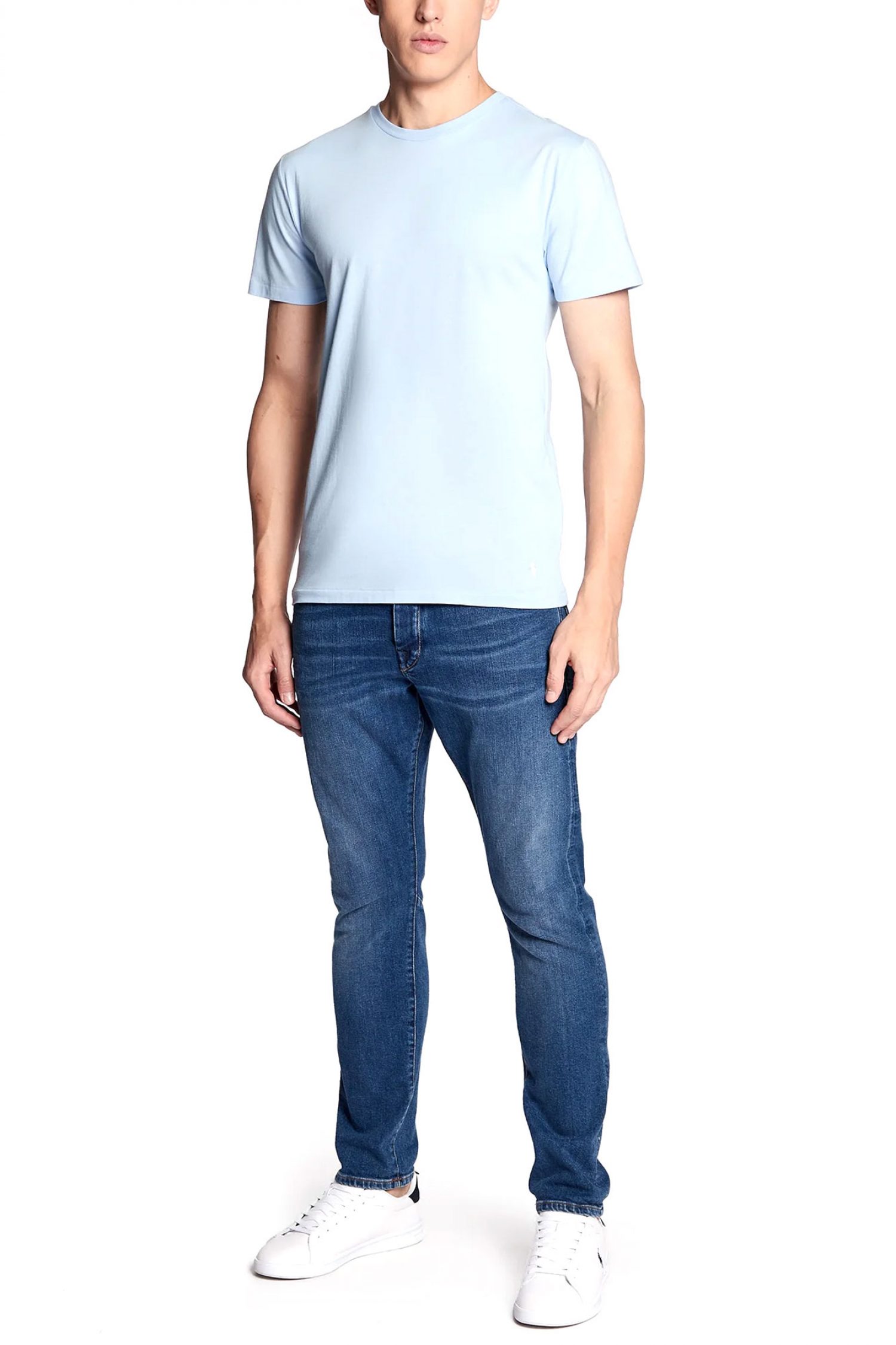 RALPH LAUREN UNDERWEAR ΕΣΩΡΟΥΧΟ ΣΕΤ 3PACK T-SHIRT COTTON CREWS ΜΠΛΕ-ΣΙΕΛ φωτογραφία