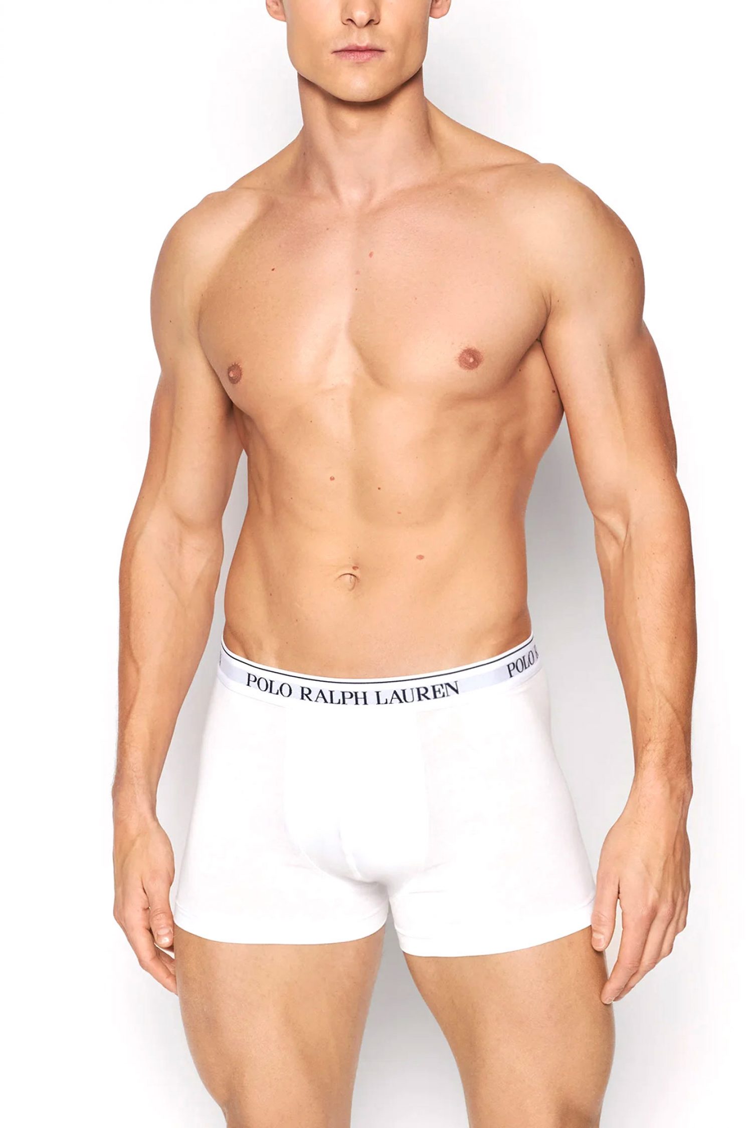 RALPH LAUREN UNDERWEAR ΕΣΩΡΟΥΧΟ ΣΕΤ 3PACK STRETCH COTTON TRUNK ΛΕΥΚΟ φωτογραφία