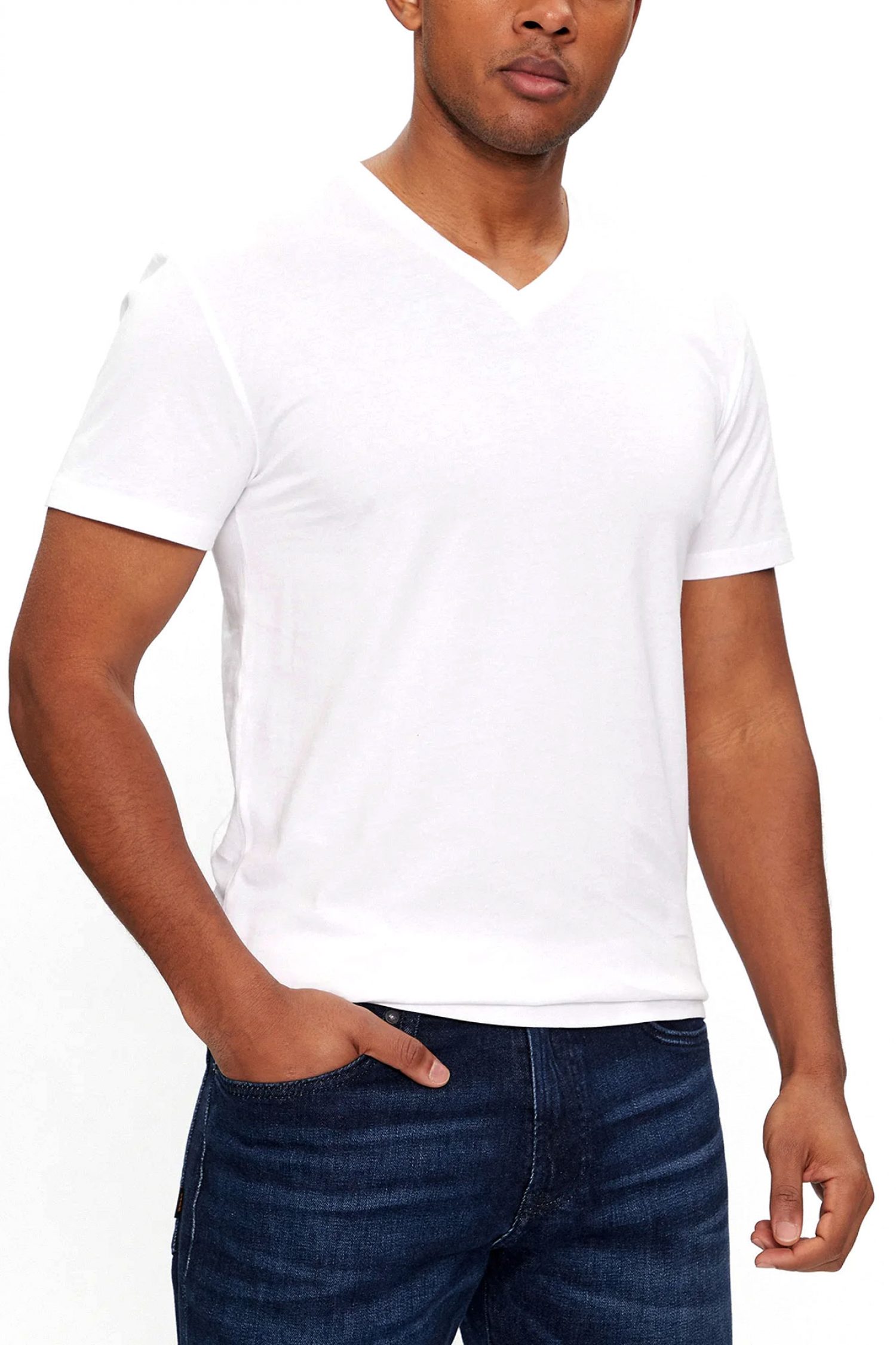 RALPH LAUREN UNDERWEAR ΕΣΩΡΟΥΧΟ ΣΕΤ 3PACK T-SHIRT COTTON V-NECKS ΛΕΥΚΟ φωτογραφία