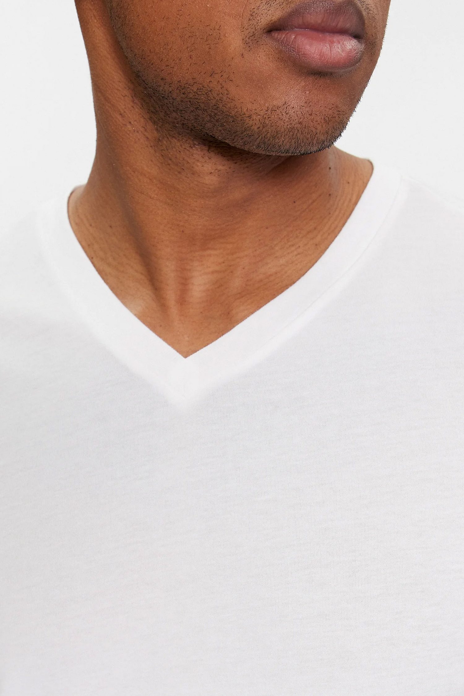 RALPH LAUREN UNDERWEAR ΕΣΩΡΟΥΧΟ ΣΕΤ 3PACK T-SHIRT COTTON V-NECKS ΛΕΥΚΟ φωτογραφία