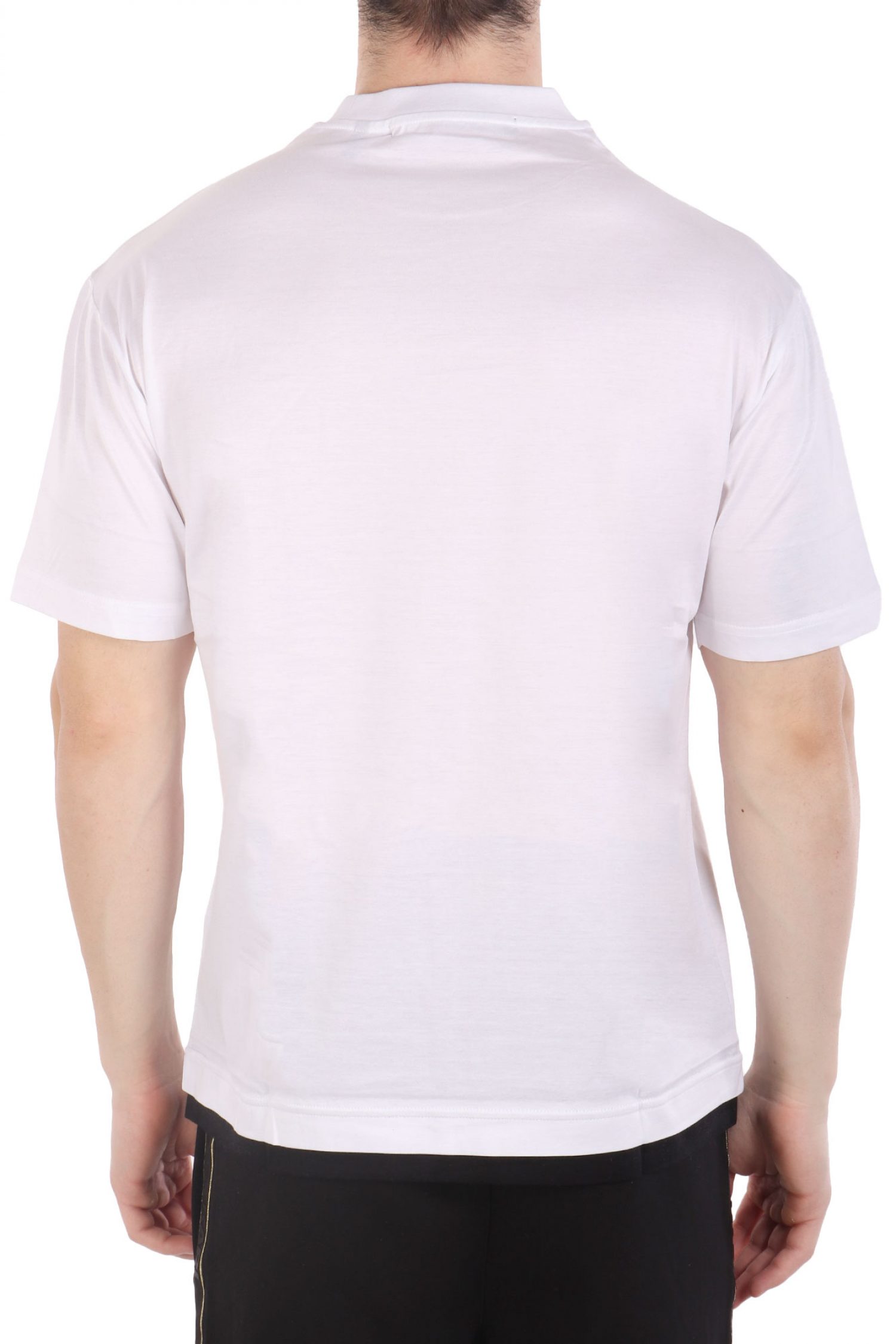 KARL LAGERFELD T-SHIRT CREW NECK LOGO ΛΕΥΚΟ φωτογραφία