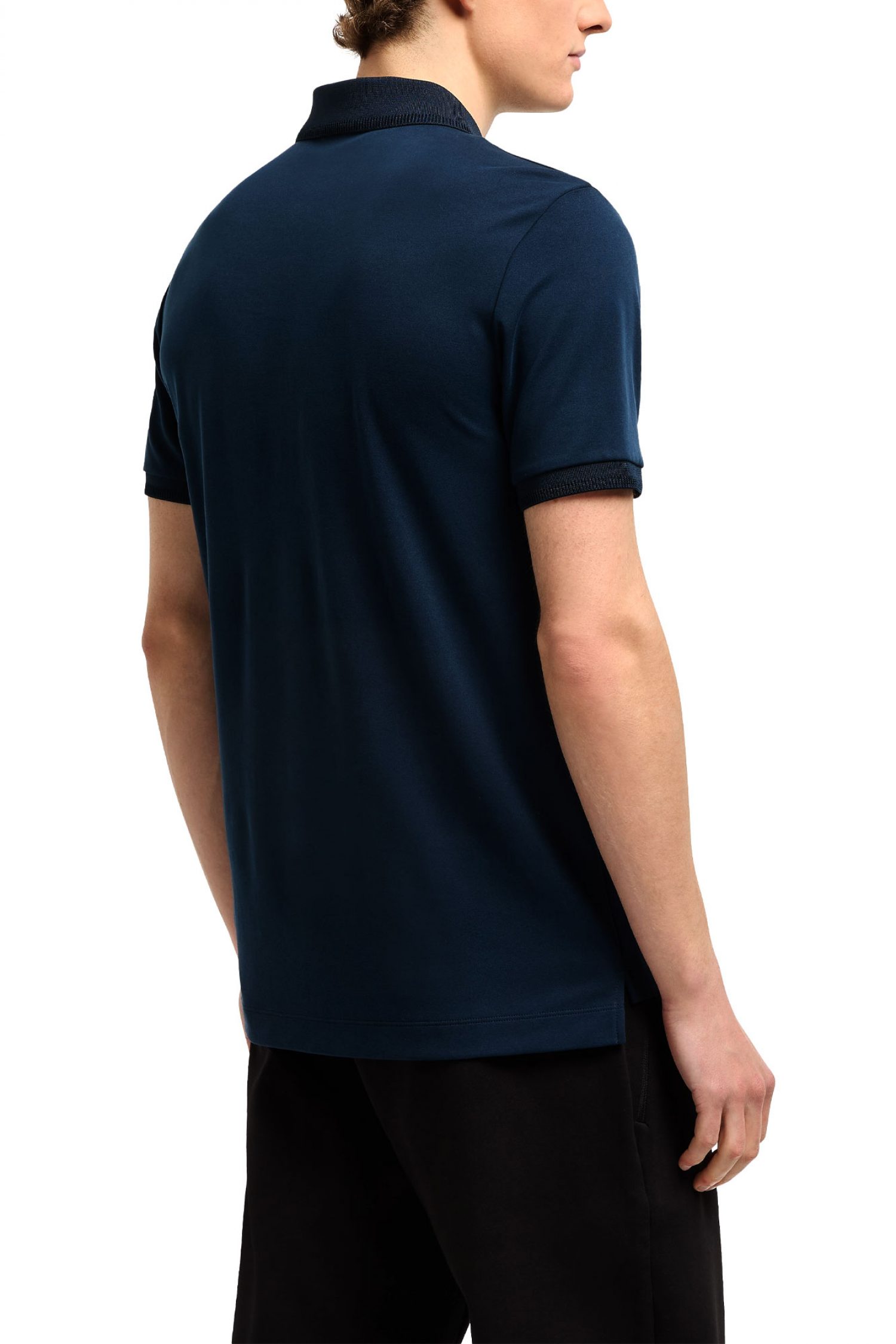 ARMANI 7 POLO LOGO ΜΠΛΕ