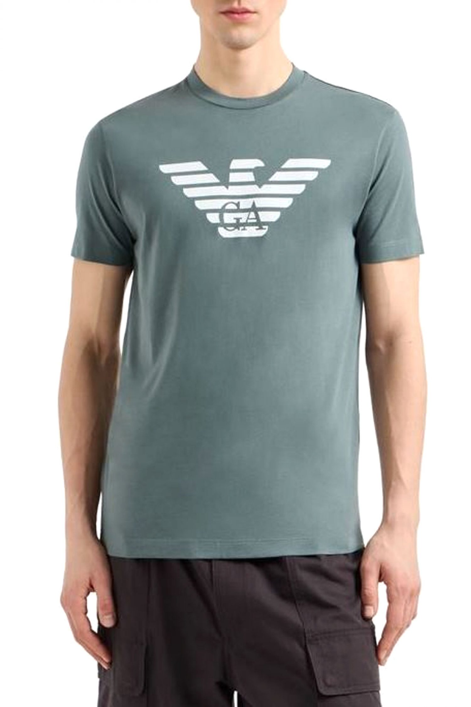 EMPORIO ARMANI T-SHIRT LOGO ΠΕΤΡΟΛ