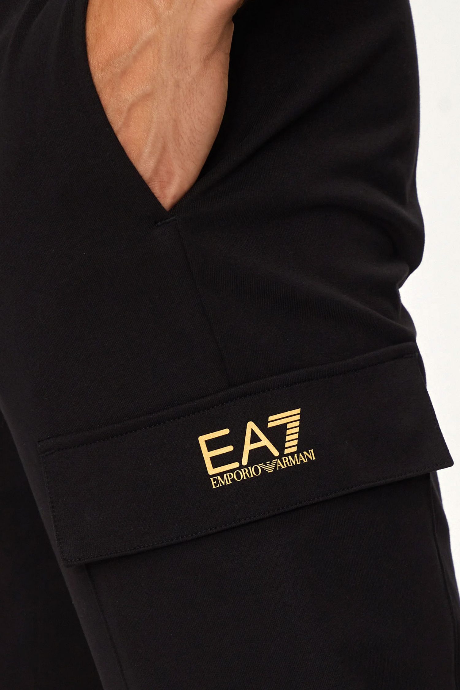 ARMANI 7 ΠΑΝΤΕΛΟΝΙ ΦΟΡΜΑ CARGO GOLD ΜΑΥΡΟ φωτογραφία