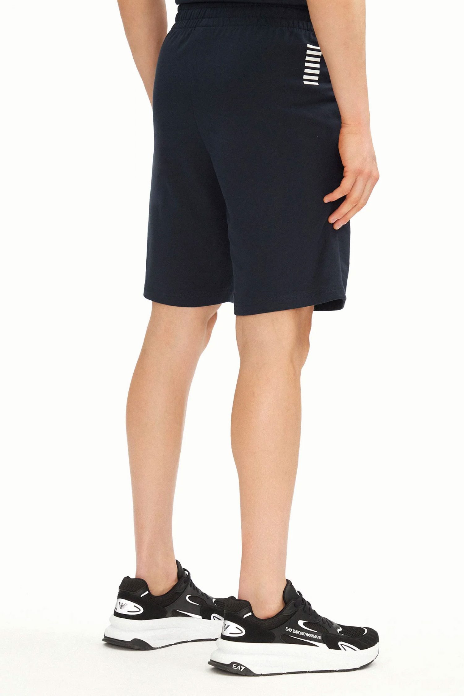 ARMANI 7 ΒΕΡΜΟΥΔΑ ΦΟΥΤΕΡ LOGO ΜΠΛΕ