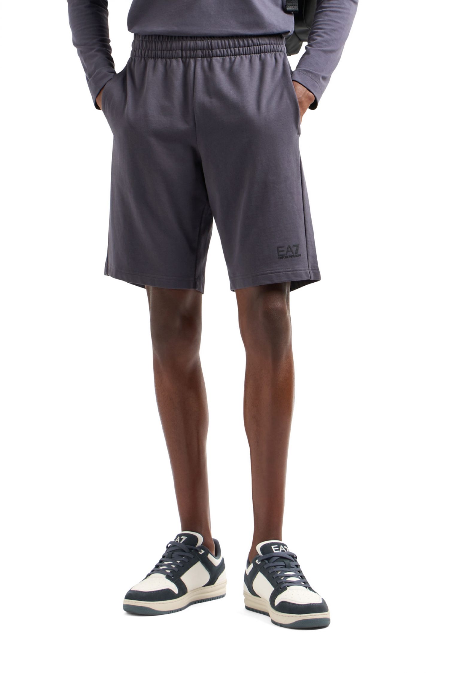 ARMANI 7 ΒΕΡΜΟΥΔΑ ΦΟΥΤΕΡ LOGO ΑΝΘΡΑΚΙ