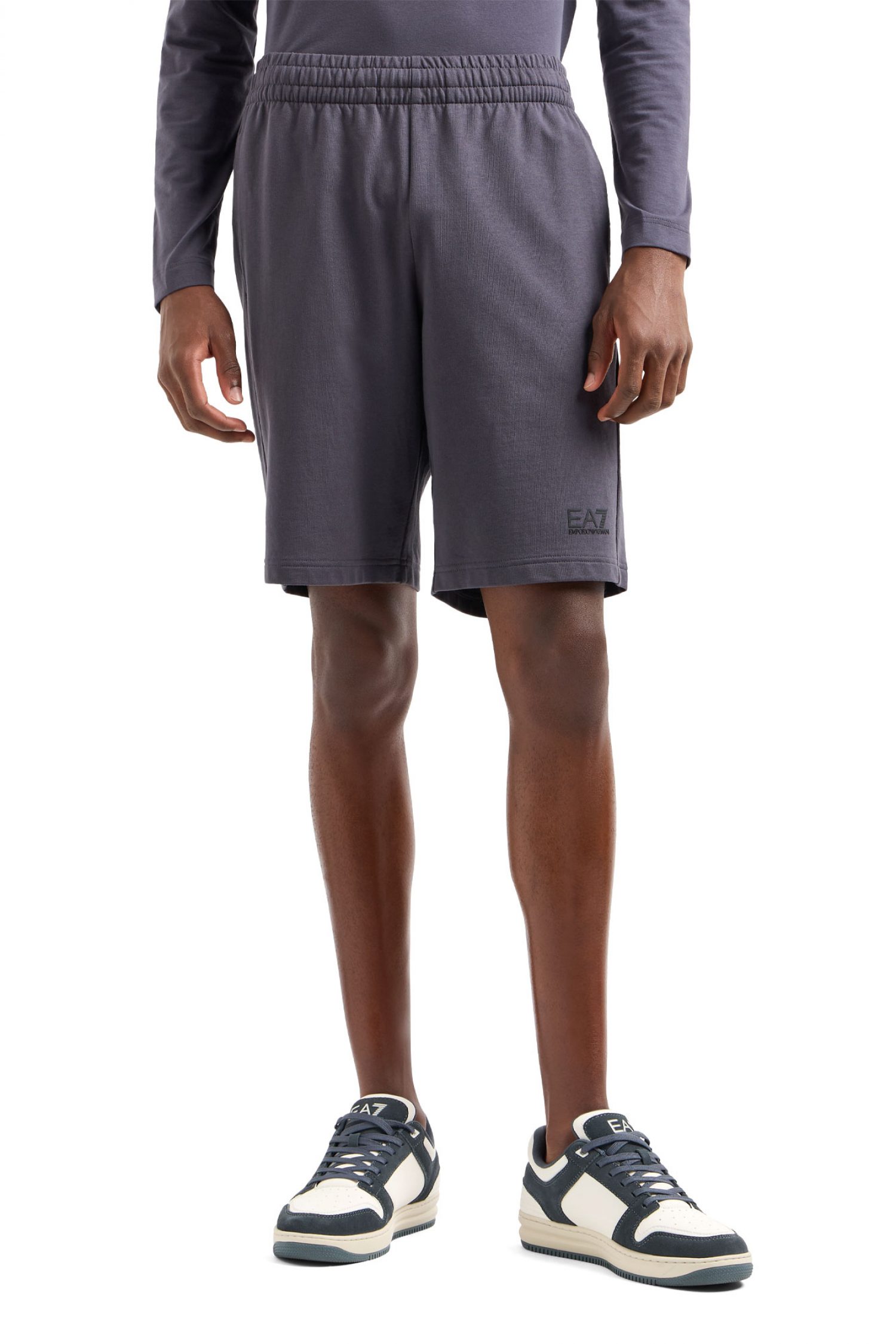 ARMANI 7 ΒΕΡΜΟΥΔΑ ΦΟΥΤΕΡ LOGO ΑΝΘΡΑΚΙ