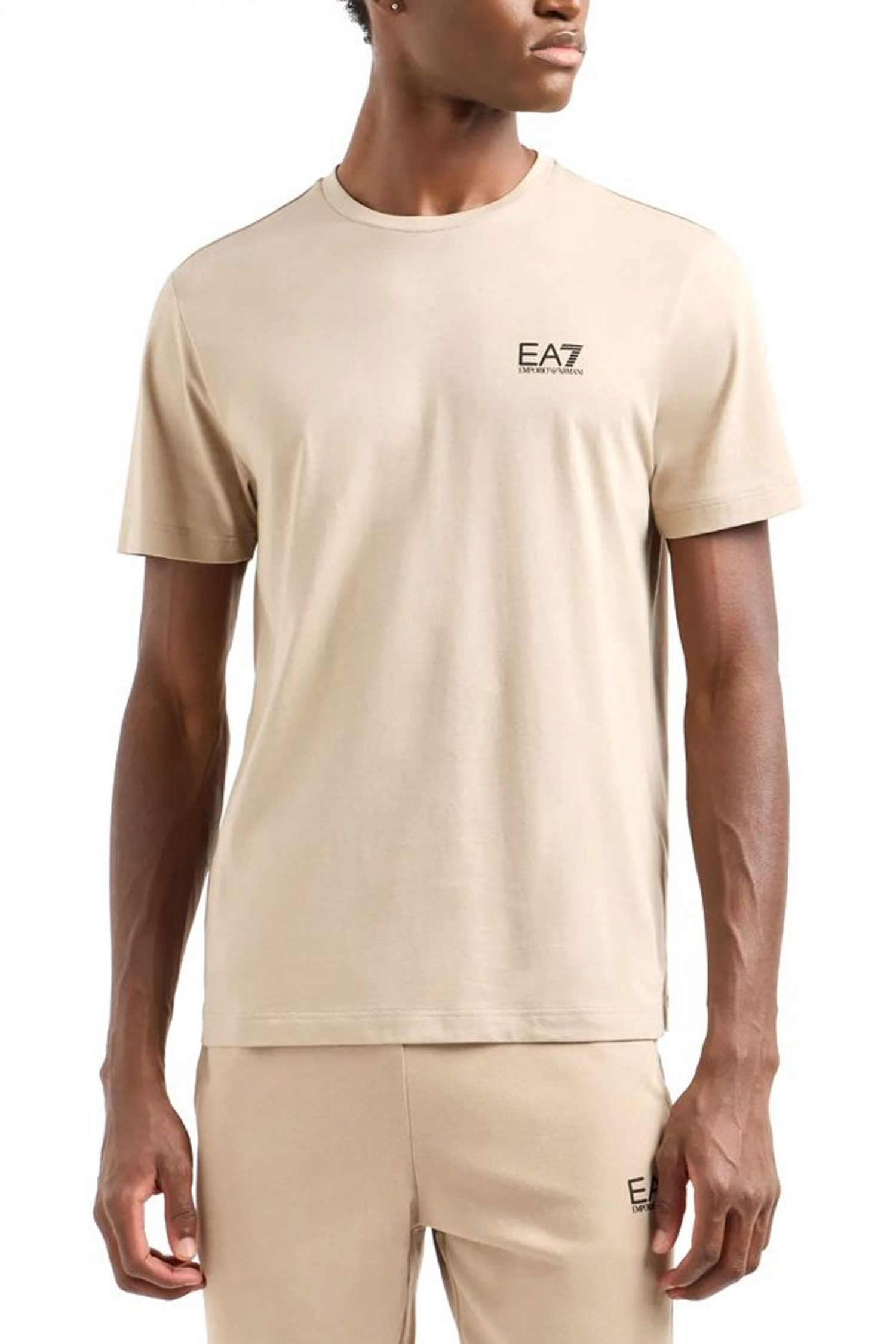ARMANI 7 T-SHIRT LOGO ΜΠΕΖ