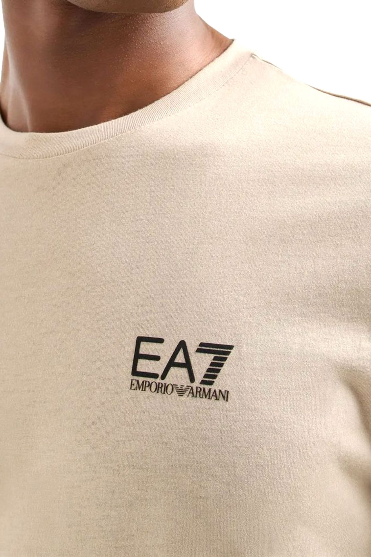ARMANI 7 T-SHIRT LOGO ΜΠΕΖ φωτογραφία