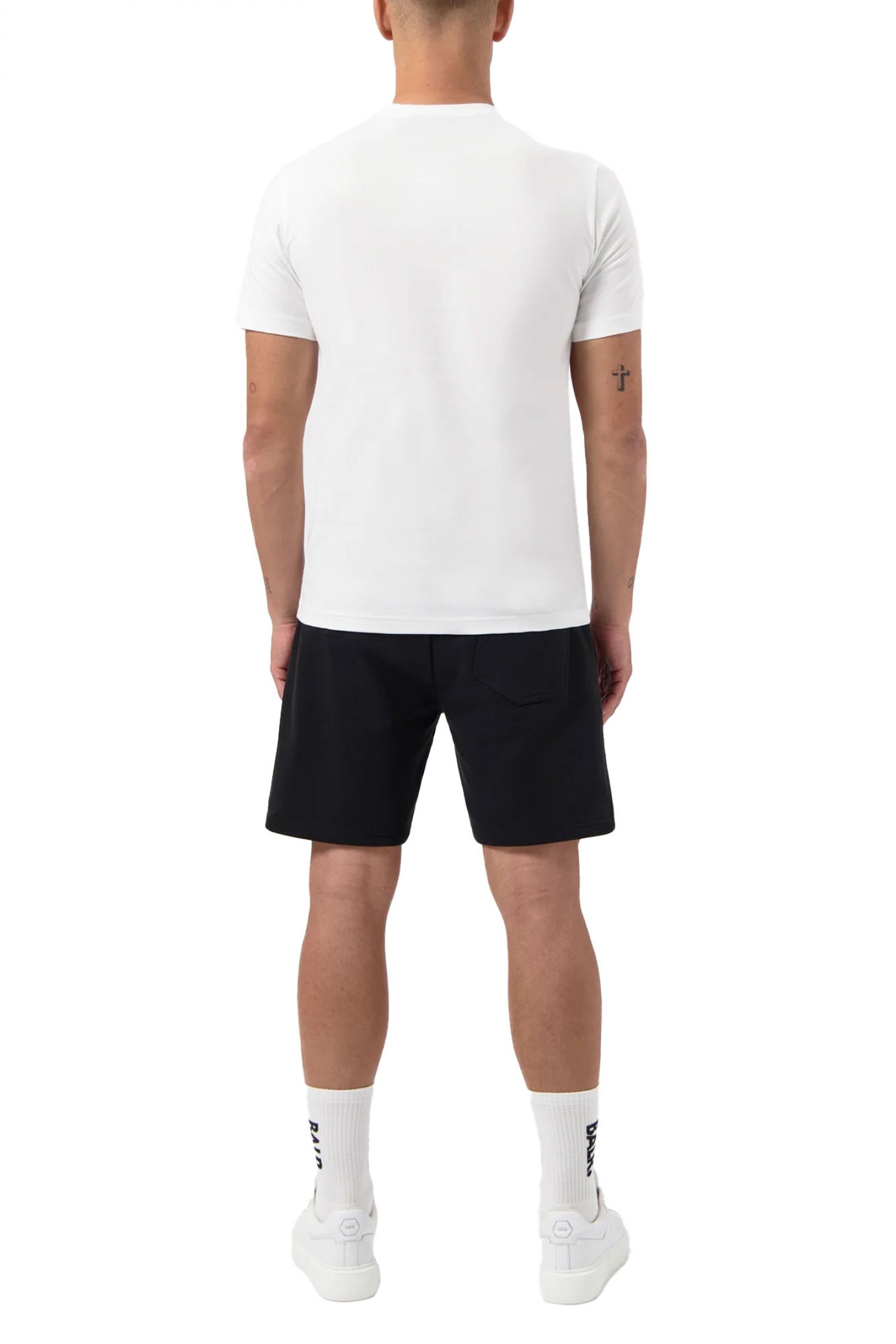 BALR. T-SHIRT BRAND STRAIGHT FIT LOGO ΛΕΥΚΟ