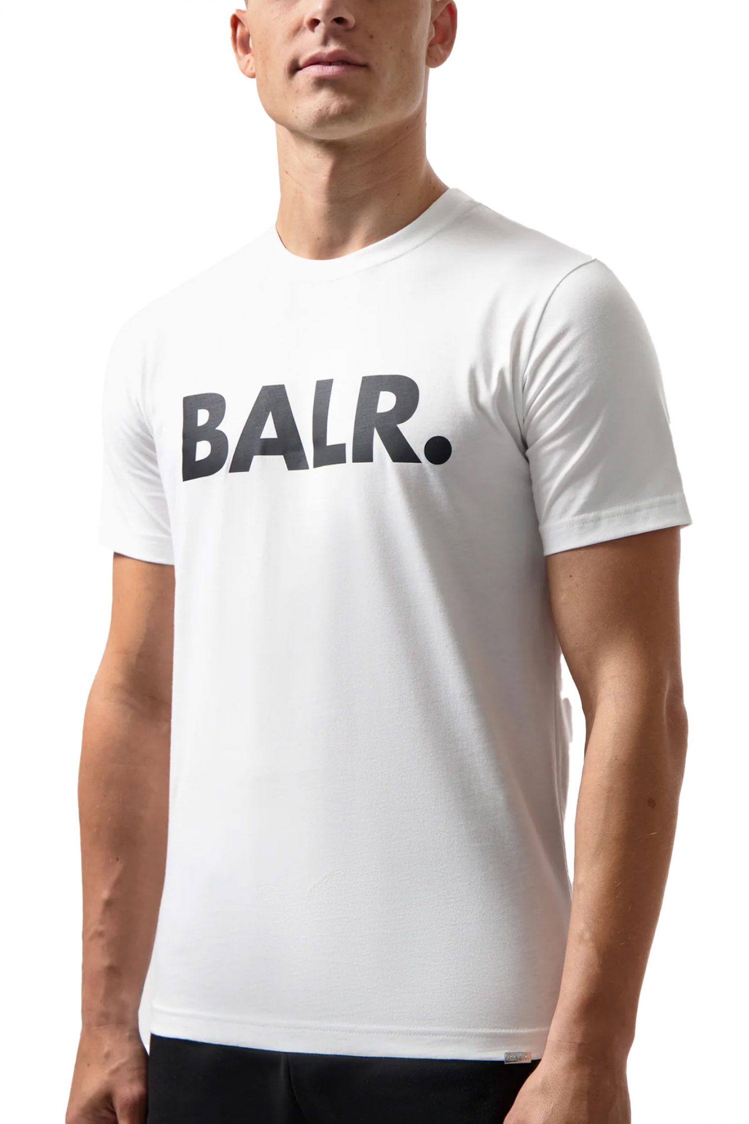 BALR. T-SHIRT BRAND STRAIGHT FIT LOGO ΛΕΥΚΟ φωτογραφία
