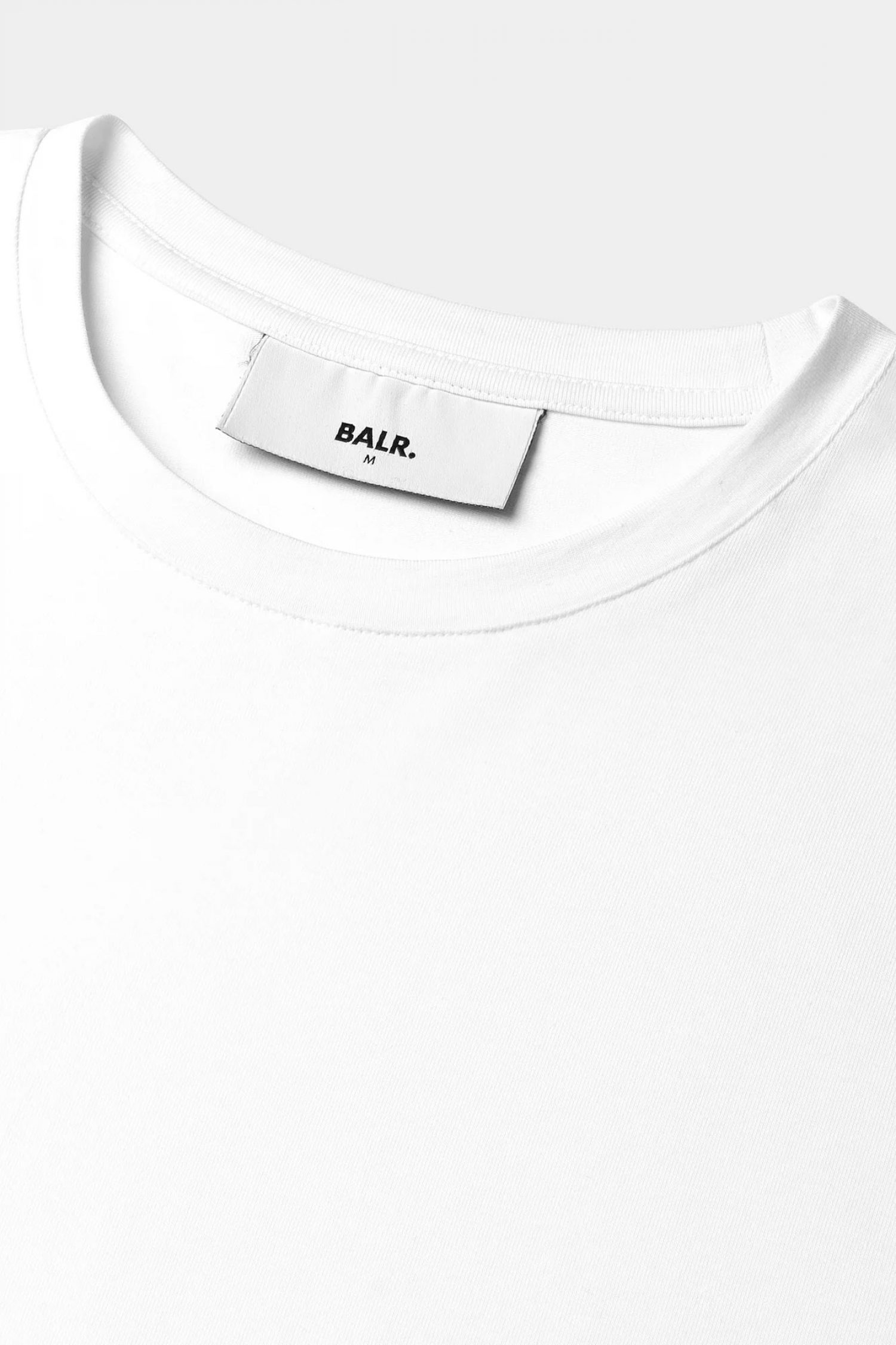 BALR. T-SHIRT SLIM FIT LOGO ΛΕΥΚΟ