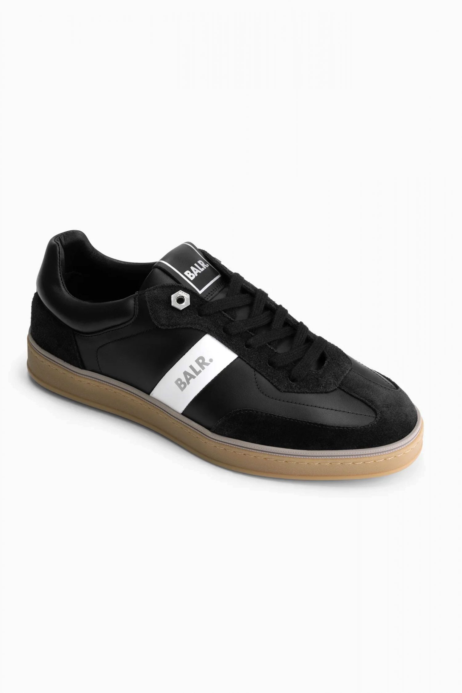 BALR. ΠΑΠΟΥΤΣΙΑ SNEAKERS LONDON CLASSIC LOGO ΜΑΥΡΟ-ΛΕΥΚΟ φωτογραφία