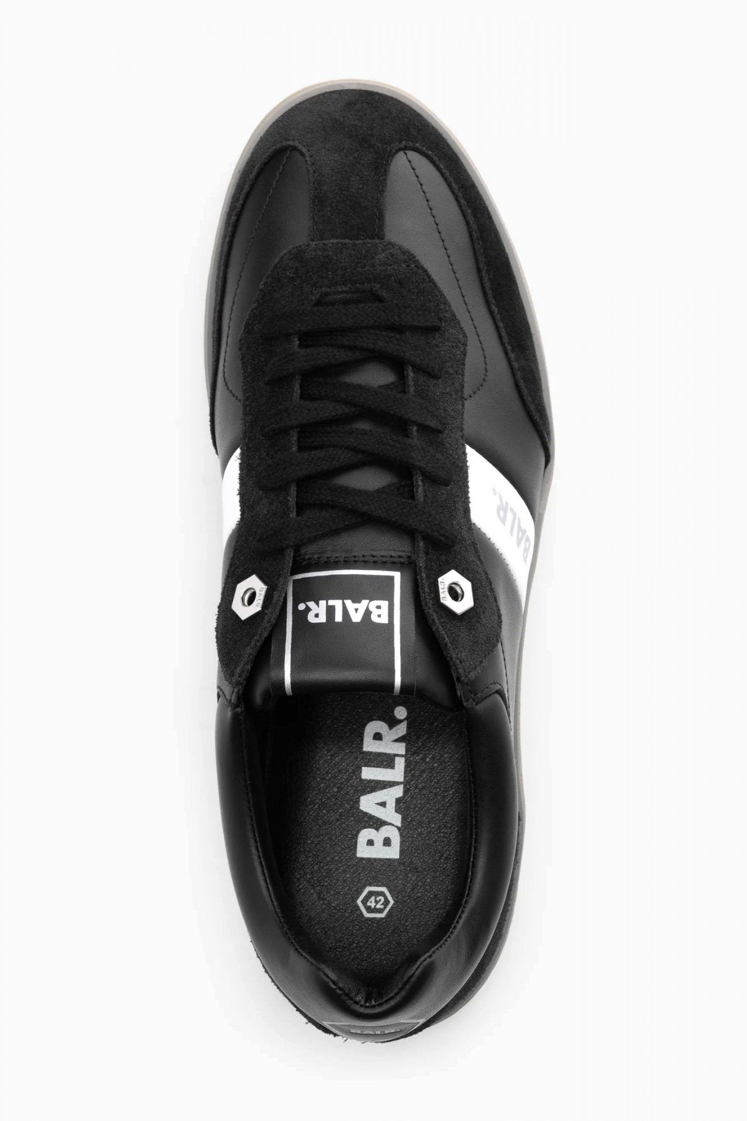 BALR. ΠΑΠΟΥΤΣΙΑ SNEAKERS LONDON CLASSIC LOGO ΜΑΥΡΟ-ΛΕΥΚΟ φωτογραφία