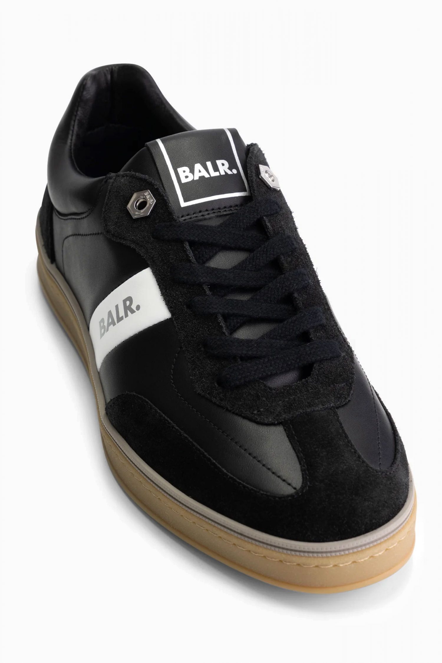 BALR. ΠΑΠΟΥΤΣΙΑ SNEAKERS LONDON CLASSIC LOGO ΜΑΥΡΟ-ΛΕΥΚΟ φωτογραφία