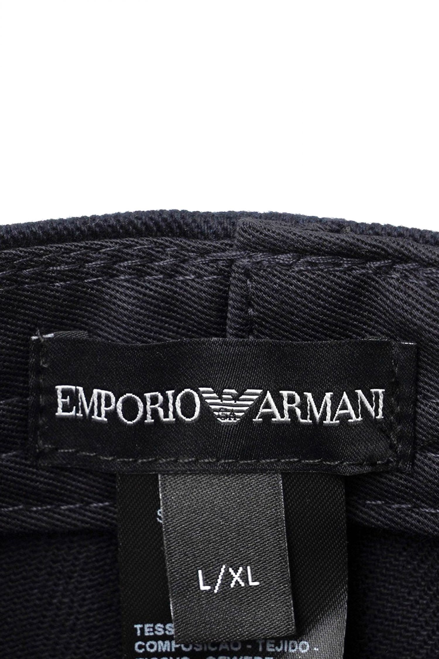 EMPORIO ARMANI ΚΑΠΕΛΟ BASEBALL LOGO ΜΠΛΕ