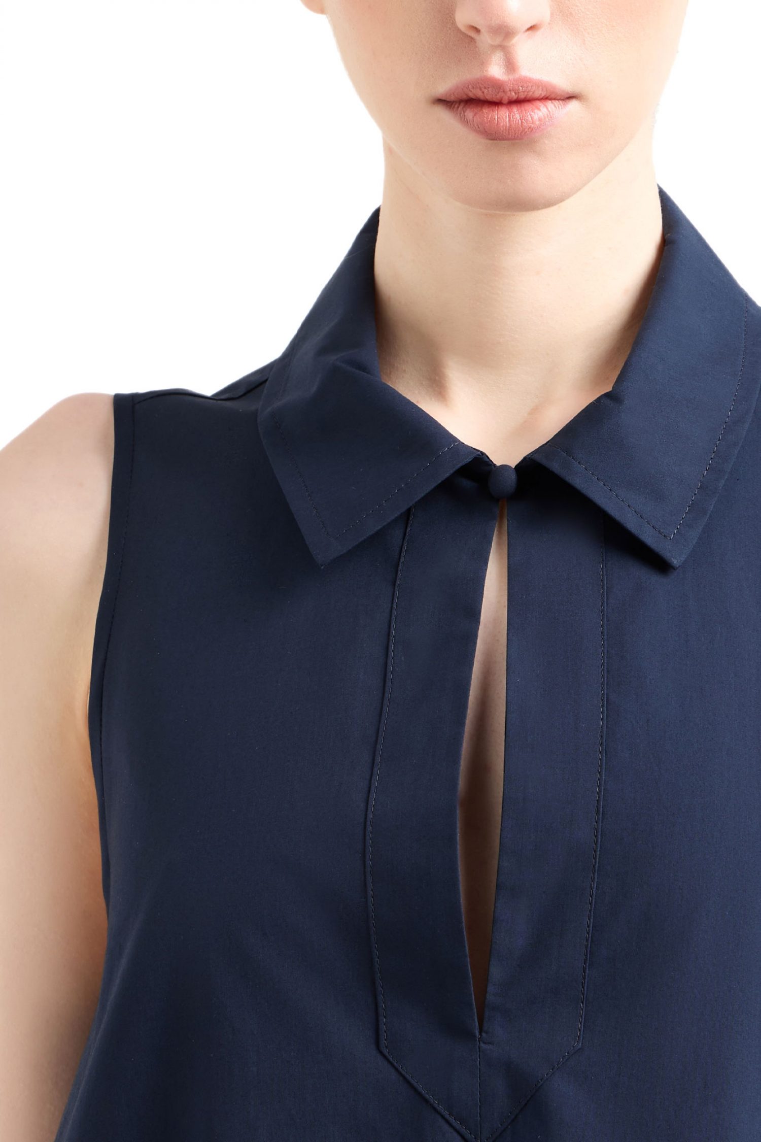 EMPORIO ARMANI ΦΟΡΕΜΑ MAXI ΜΕ ΓΙΑΚΑ ΜΠΛΕ φωτογραφία