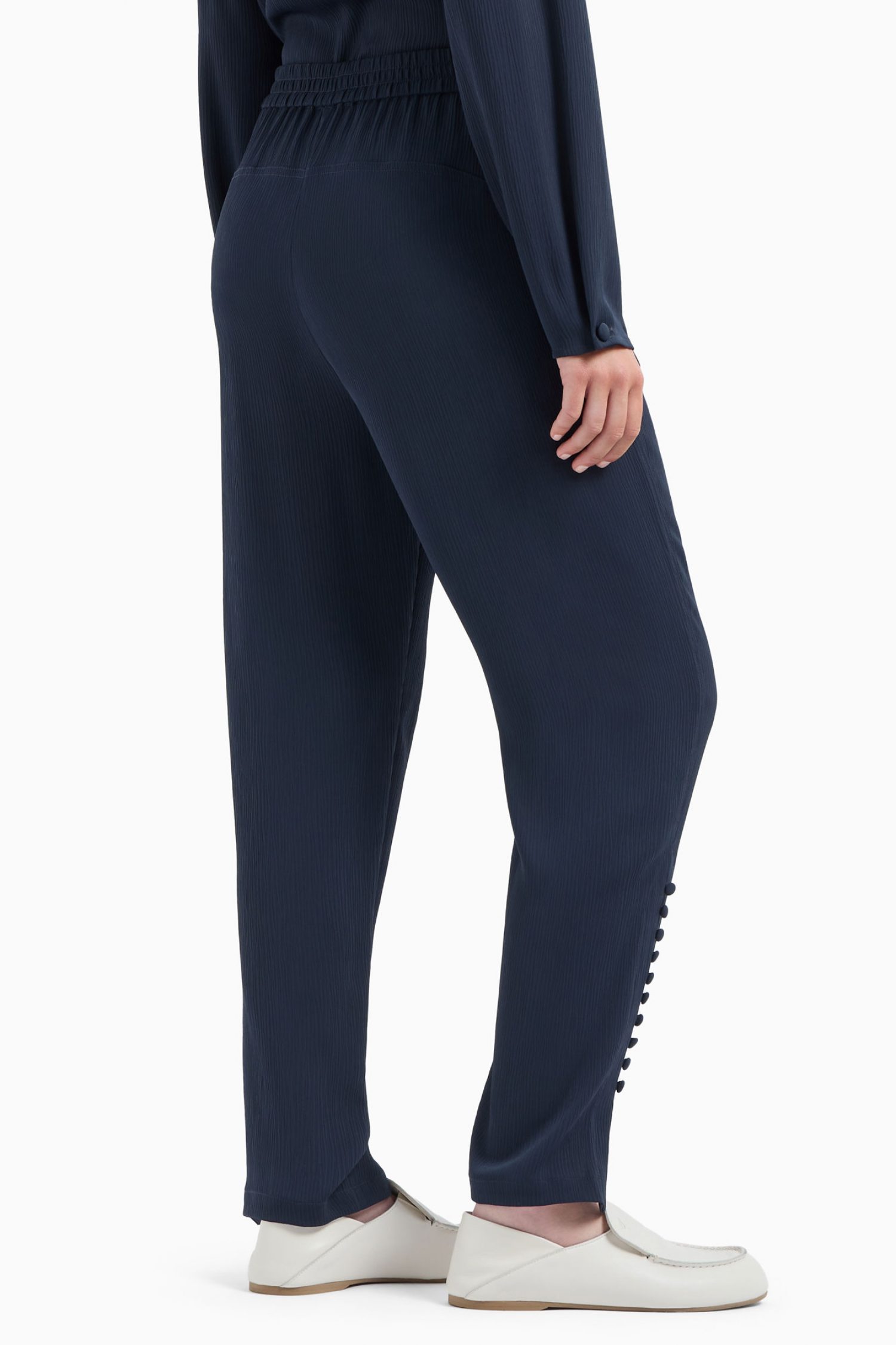 EMPORIO ARMANI ΠΑΝΤΕΛΟΝΙ ΚΟΥΜΠΙΑ ΚΑΤΩ ΣΚΟΥΡΟ ΜΠΛΕ