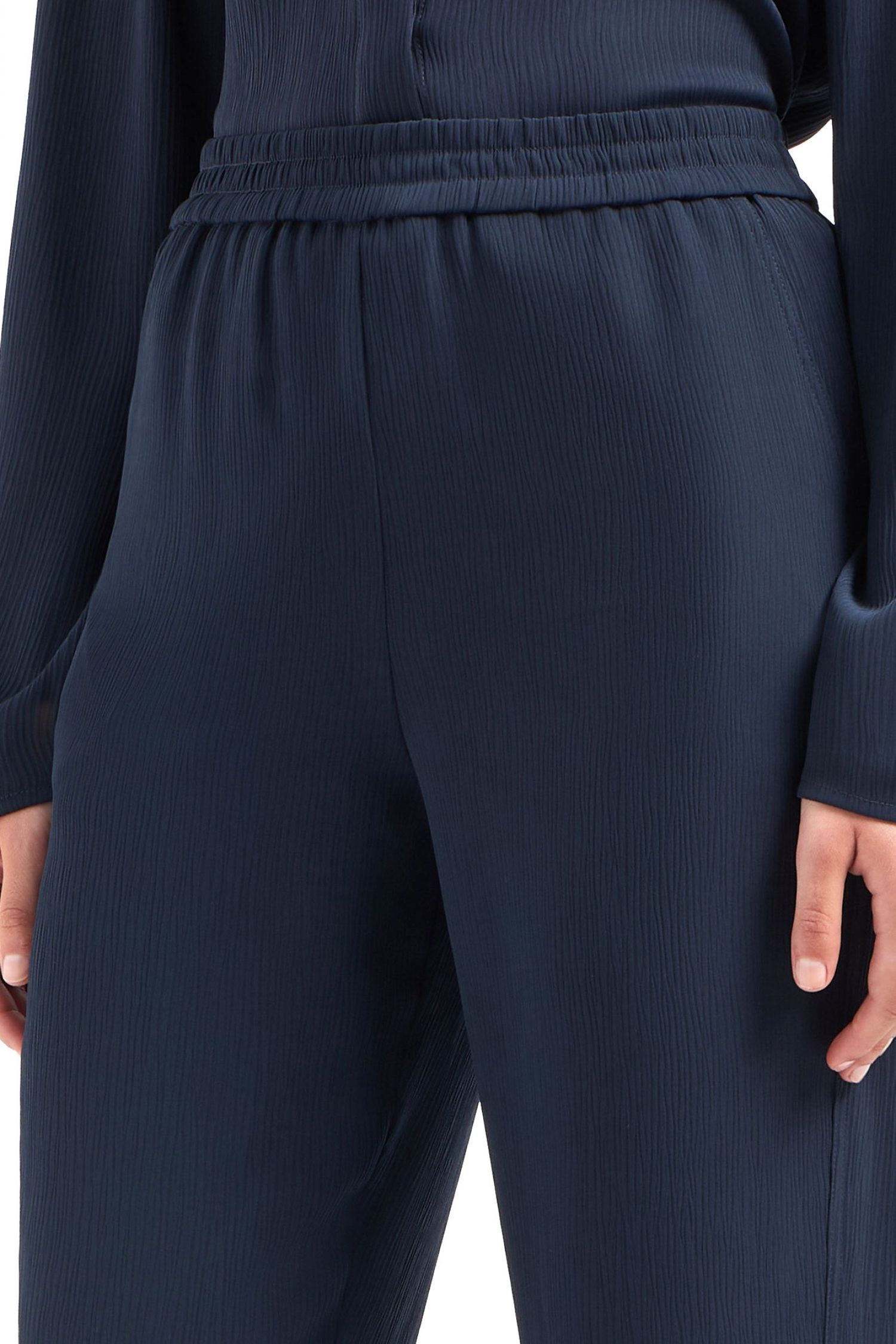 EMPORIO ARMANI ΠΑΝΤΕΛΟΝΙ ΚΟΥΜΠΙΑ ΚΑΤΩ ΣΚΟΥΡΟ ΜΠΛΕ