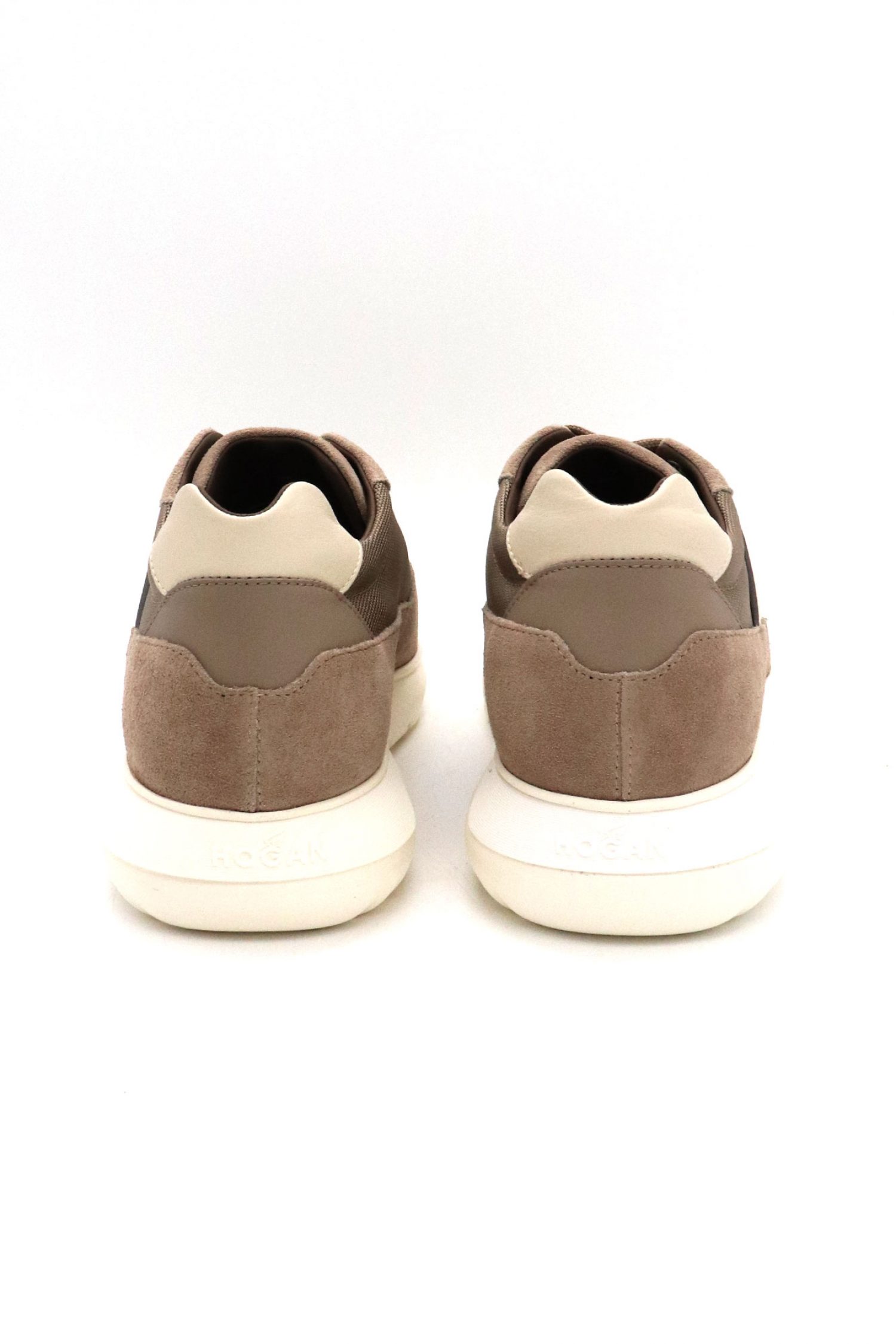 HOGAN ΠΑΠΟΥΤΣΙΑ SNEAKERS INTERACTIVE3 ALLAC. H LISSAT ΔΕΡΜΑ ΜΠΕΖ