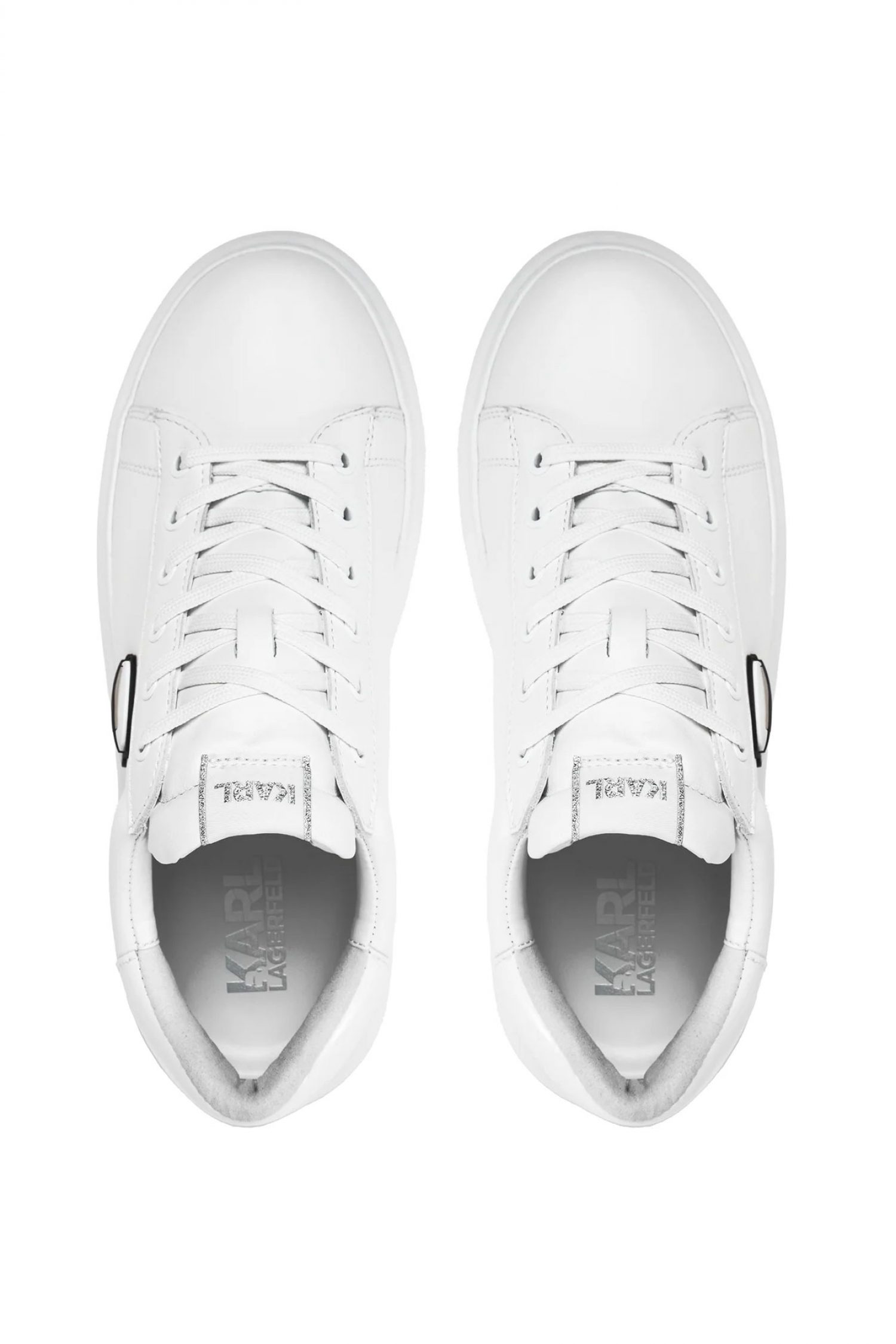 KARL LAGERFELD ΠΑΠΟΥΤΣΙΑ SNEAKERS KAPRI MENS KARL LACE ΛΕΥΚΟ
