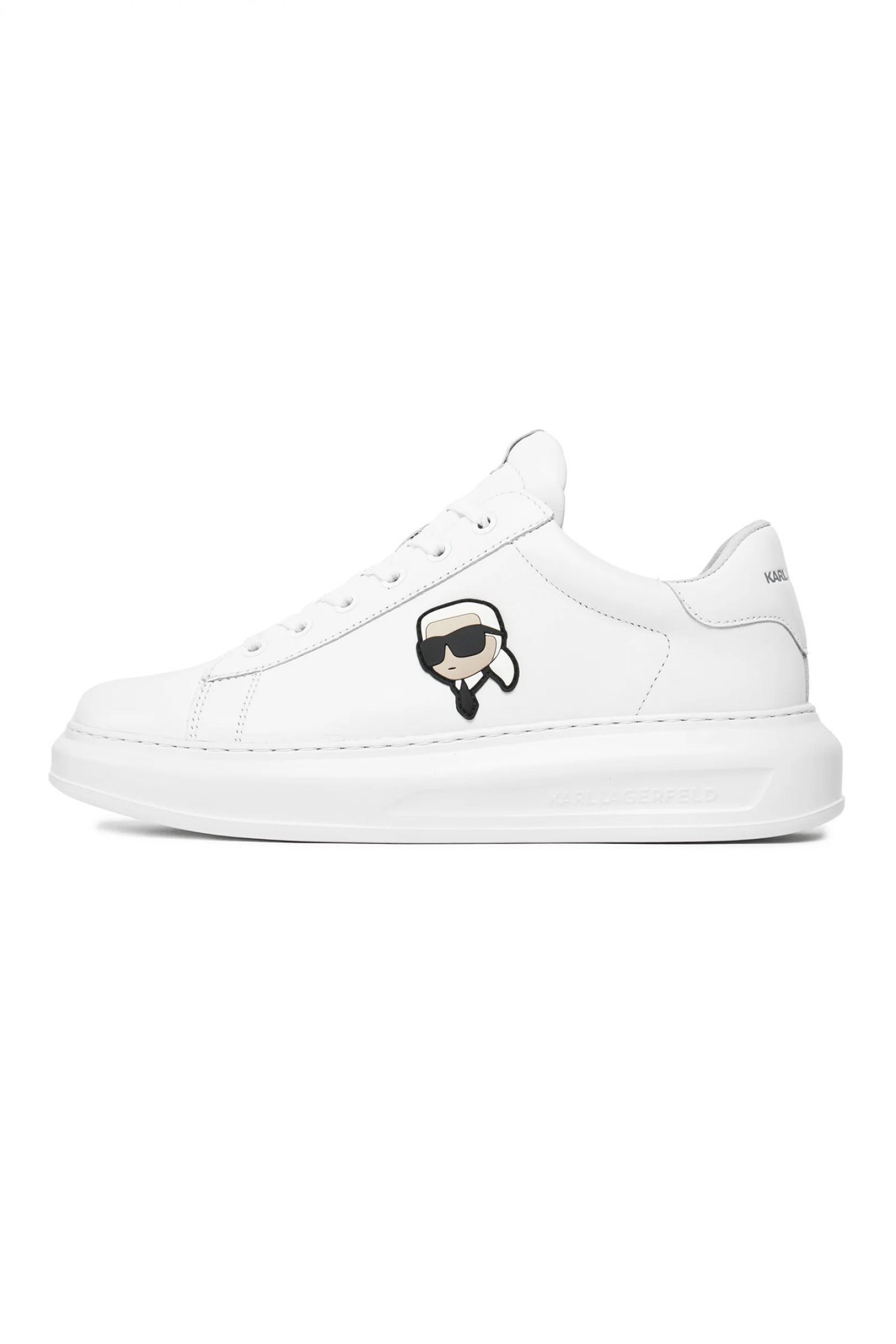 KARL LAGERFELD ΠΑΠΟΥΤΣΙΑ SNEAKERS KAPRI MENS KARL LACE ΛΕΥΚΟ φωτογραφία