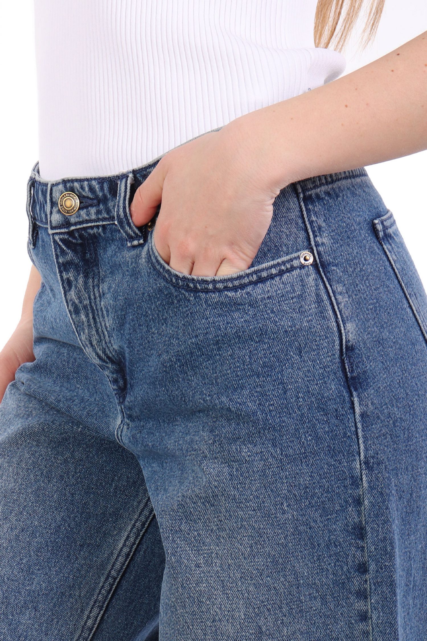 MICHAEL KORS ΠΑΝΤΕΛΟΝΑ JEANS ΜΠΛΕ