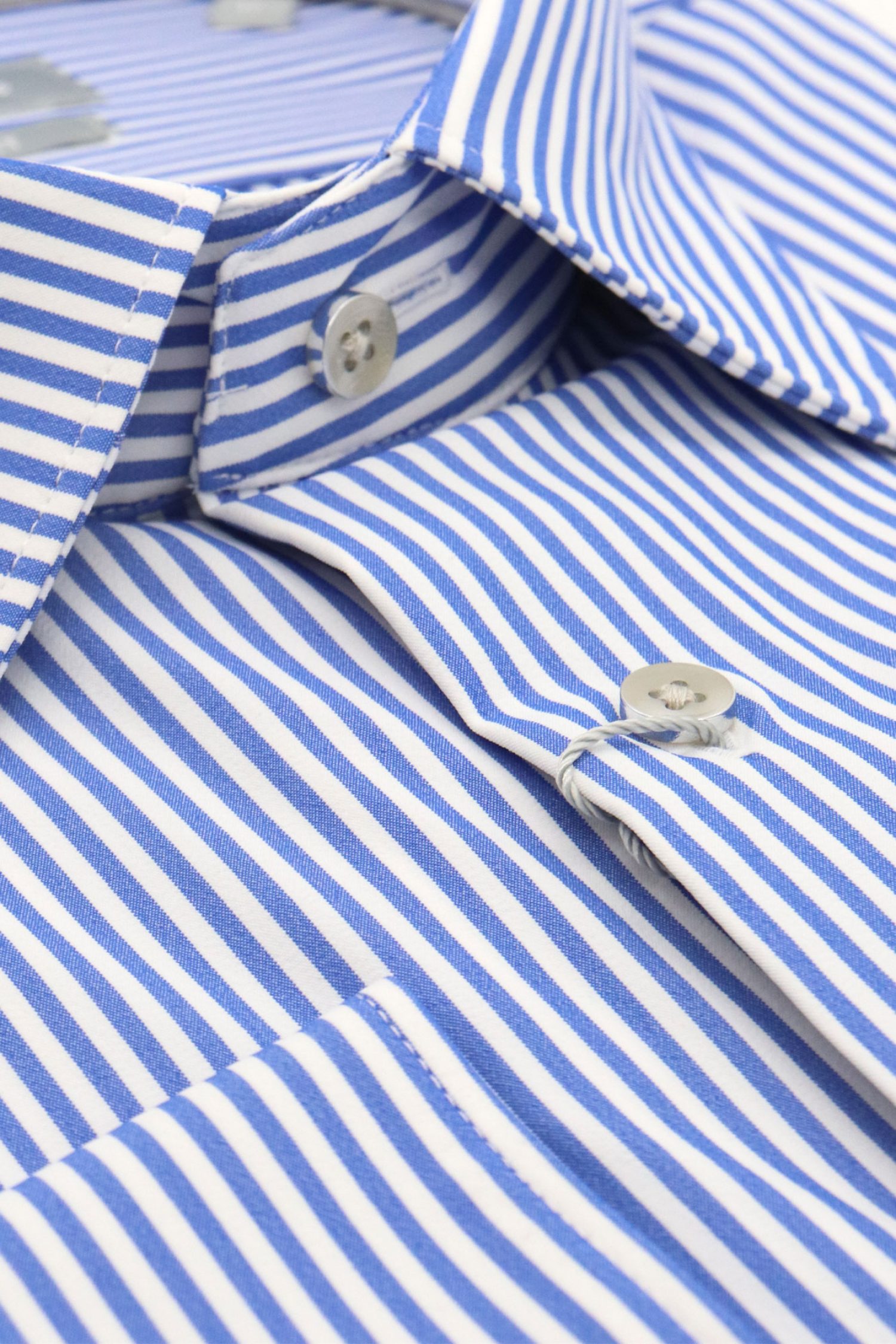 MICHAEL KORS ΠΟΥΚΑΜΙΣΟ ΡΙΓΕ SLIM FIT PERFORMANCE DOBBY ΜΠΛΕ-ΛΕΥΚΟ