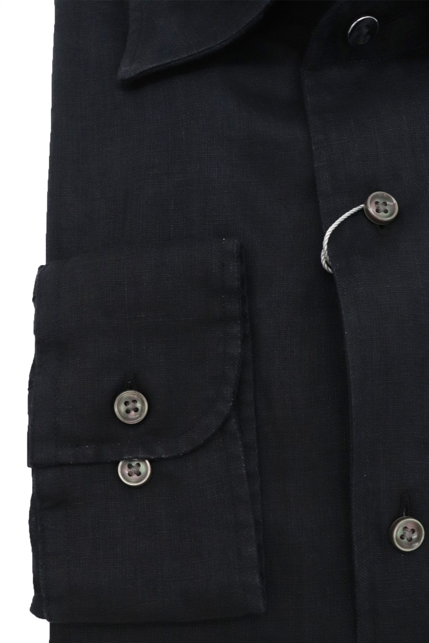 MICHAEL KORS ΠΟΥΚΑΜΙΣΟ SLIM FIT ΛΙΝΟ ΜΑΥΡΟ