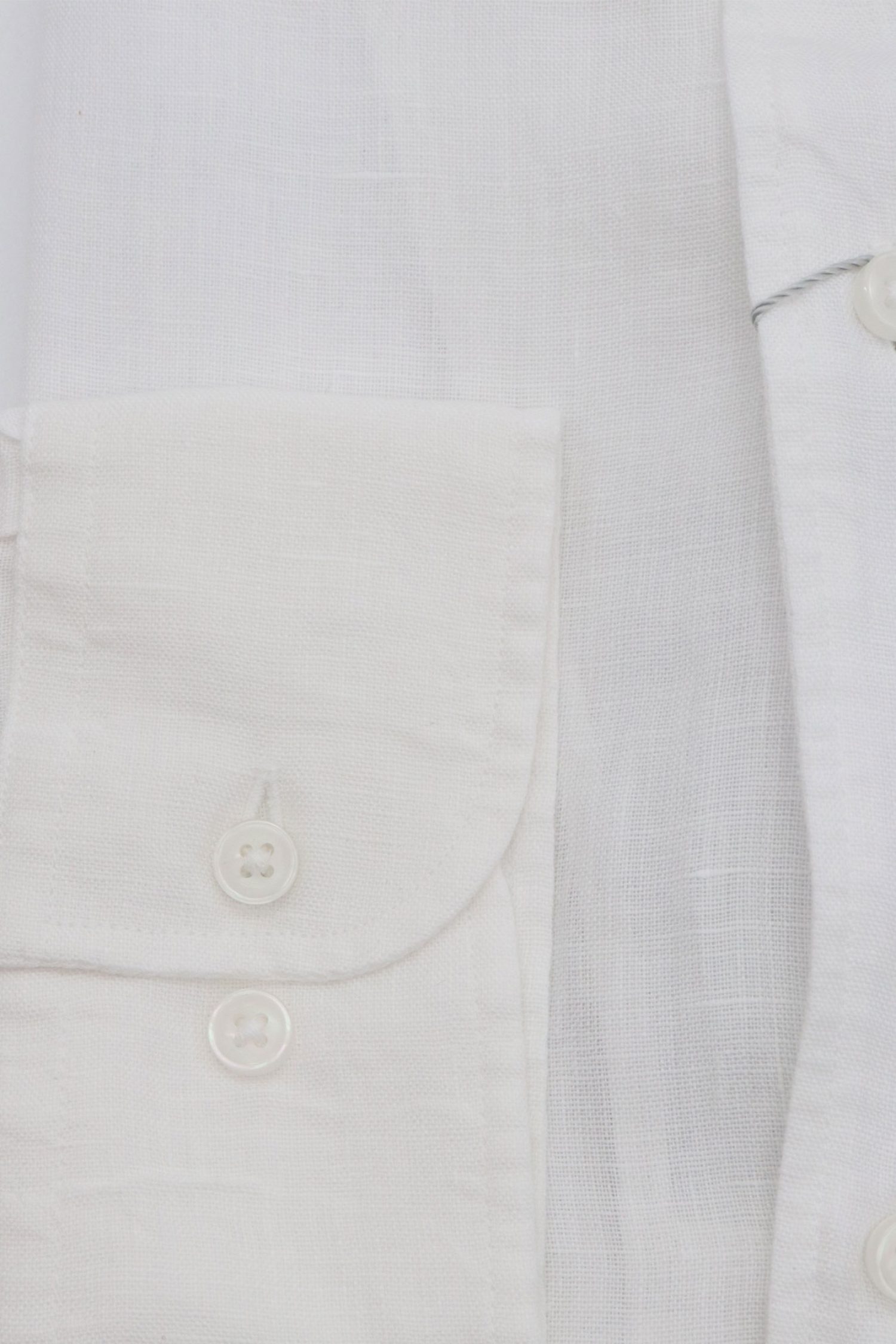 MICHAEL KORS ΠΟΥΚΑΜΙΣΟ SLIM FIT ΛΙΝΟ ΛΕΥΚΟ