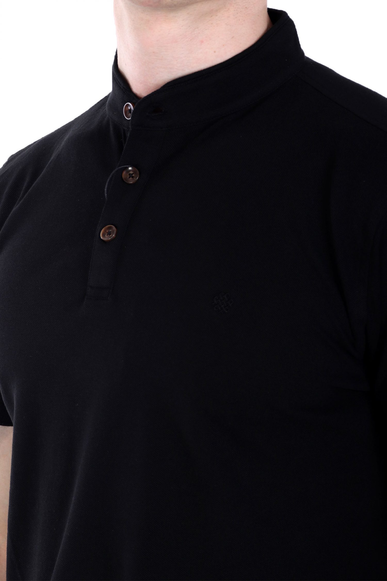 DORS POLO MAO LOGO ΜΑΥΡΟ