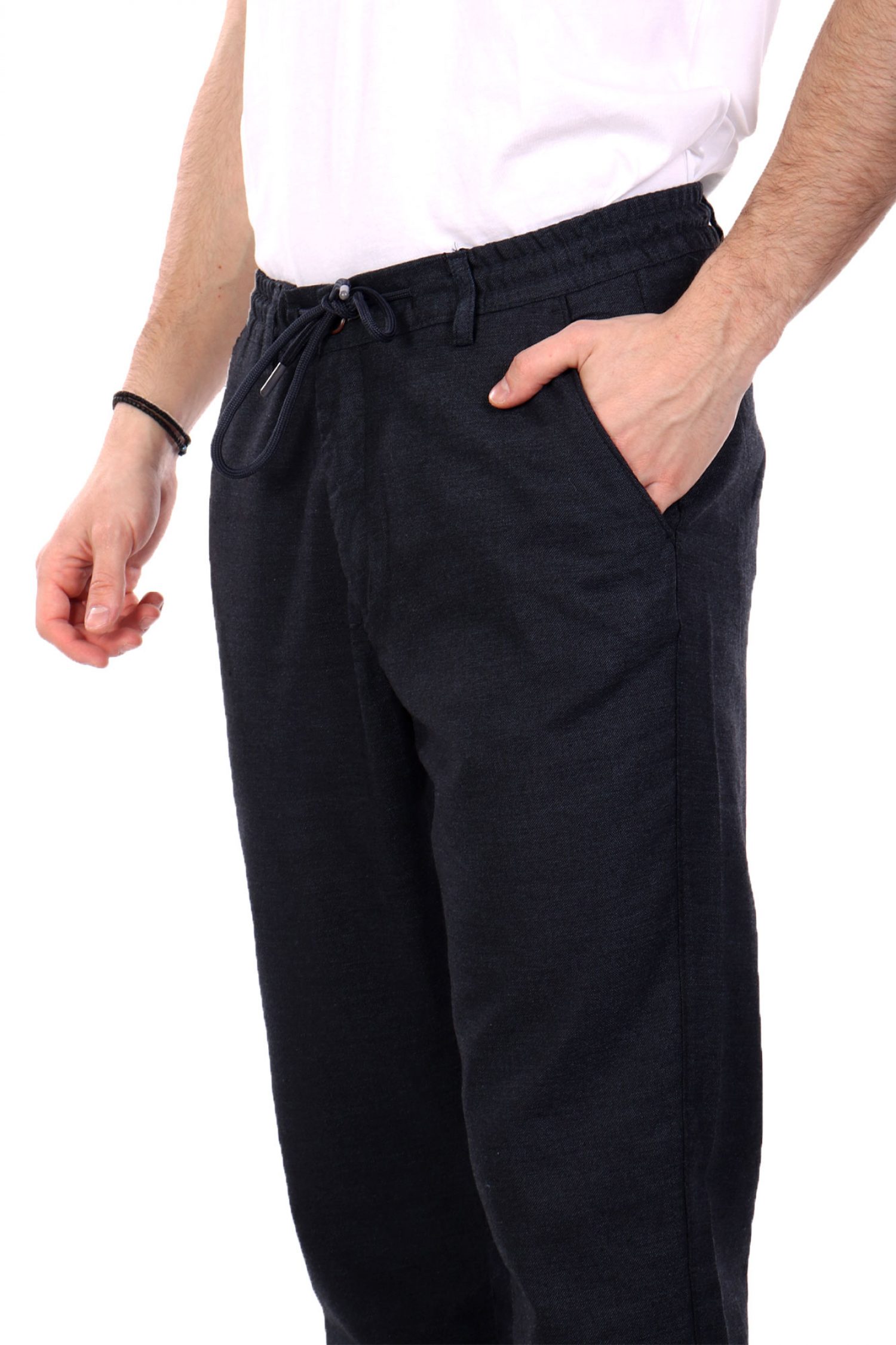 DORS ΠΑΝΤΕΛΟΝΙ CHINO ME ΛΑΣΤΙΧΟ LOGO ΜΠΛΕ