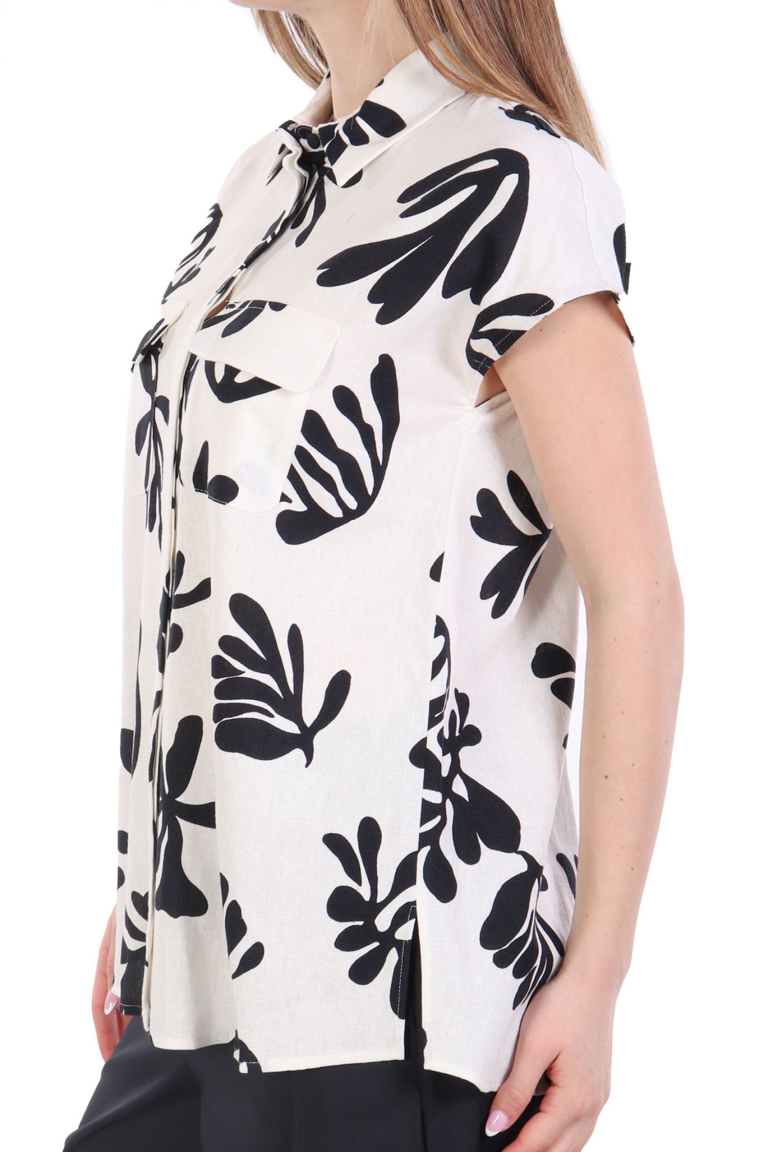 MARELLA ΠΟΥΚΑΜΙΣΟ ADDOTTO ΛΕΥΚΟ-ΜΑΥΡΟ