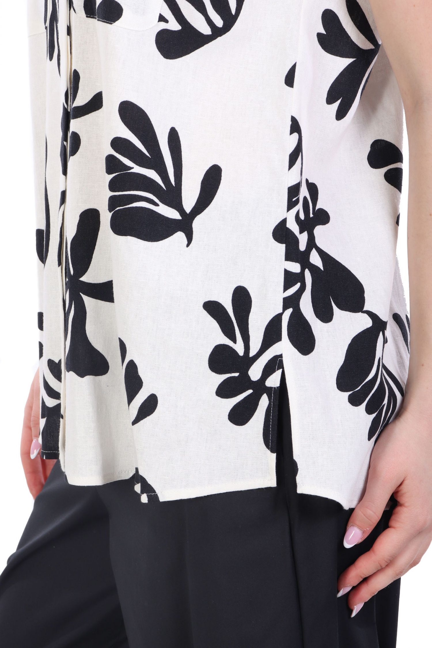 MARELLA ΠΟΥΚΑΜΙΣΟ ADDOTTO ΛΕΥΚΟ-ΜΑΥΡΟ