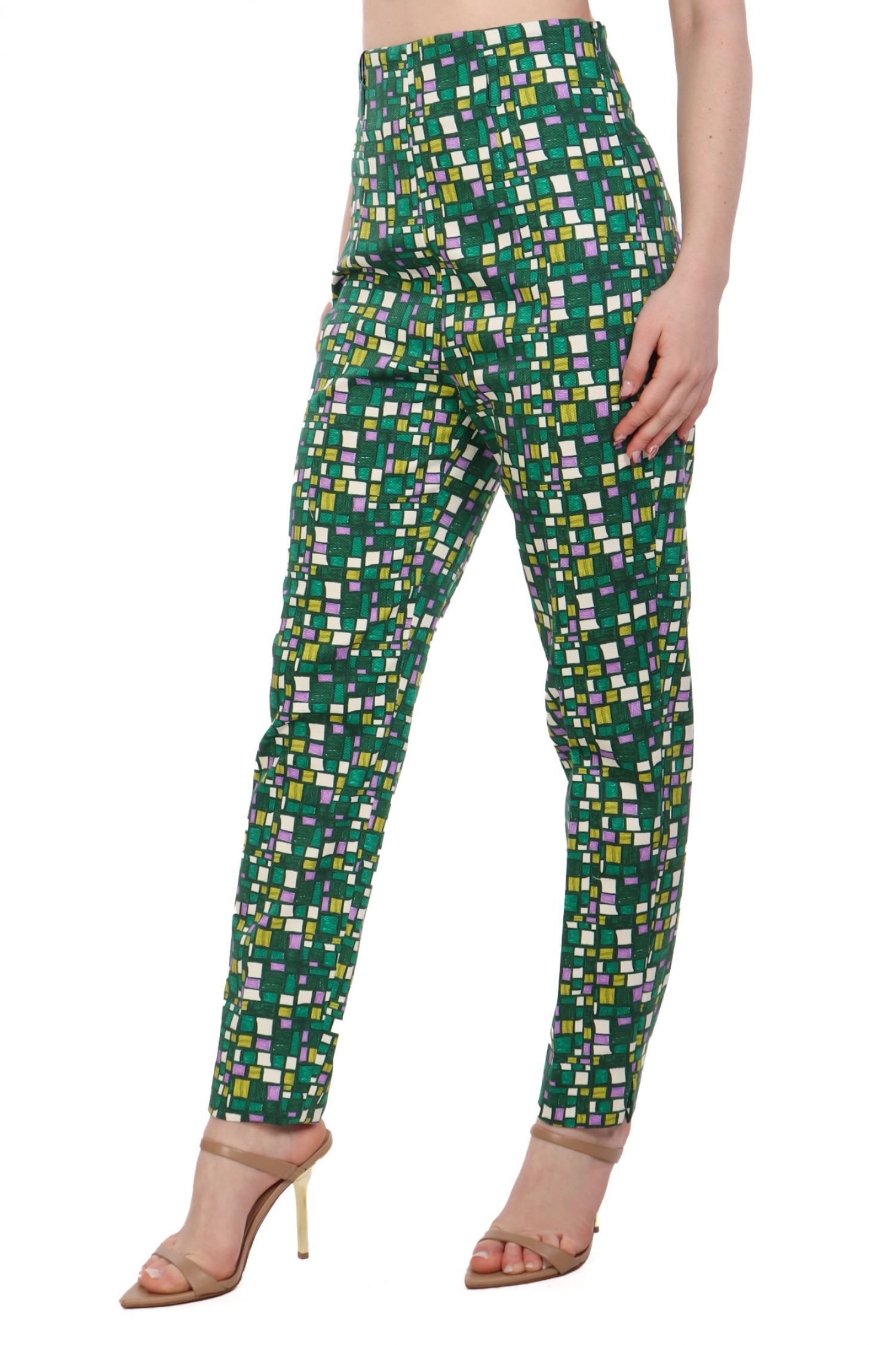 MAX MARA WEEKEND ΠΑΝΤΕΛΟΝΙ CHINO NUCCIA ΚΑΡΩ ΠΟΛΥΧΡΩΜΟ