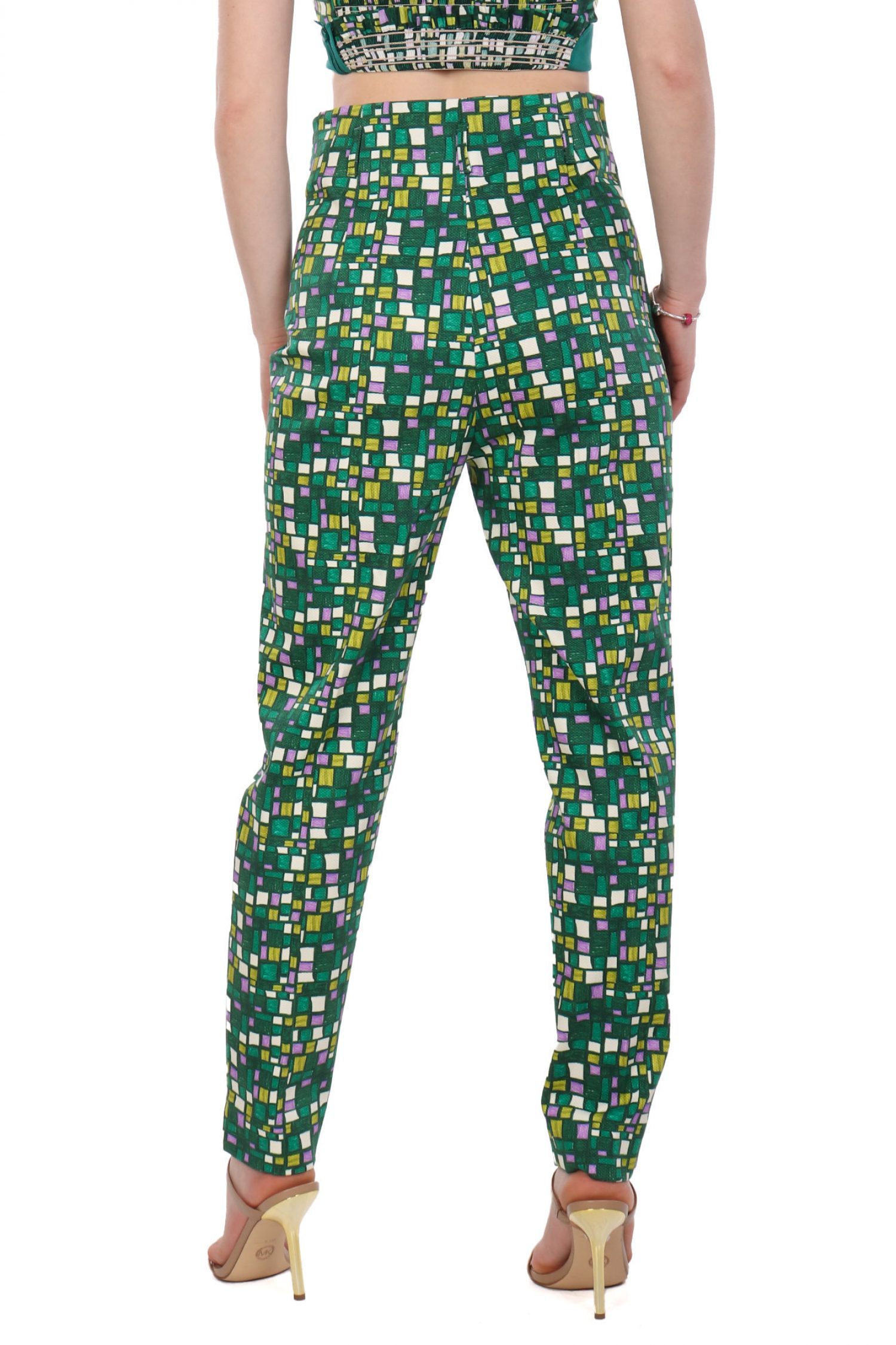 MAX MARA WEEKEND ΠΑΝΤΕΛΟΝΙ CHINO NUCCIA ΚΑΡΩ ΠΟΛΥΧΡΩΜΟ