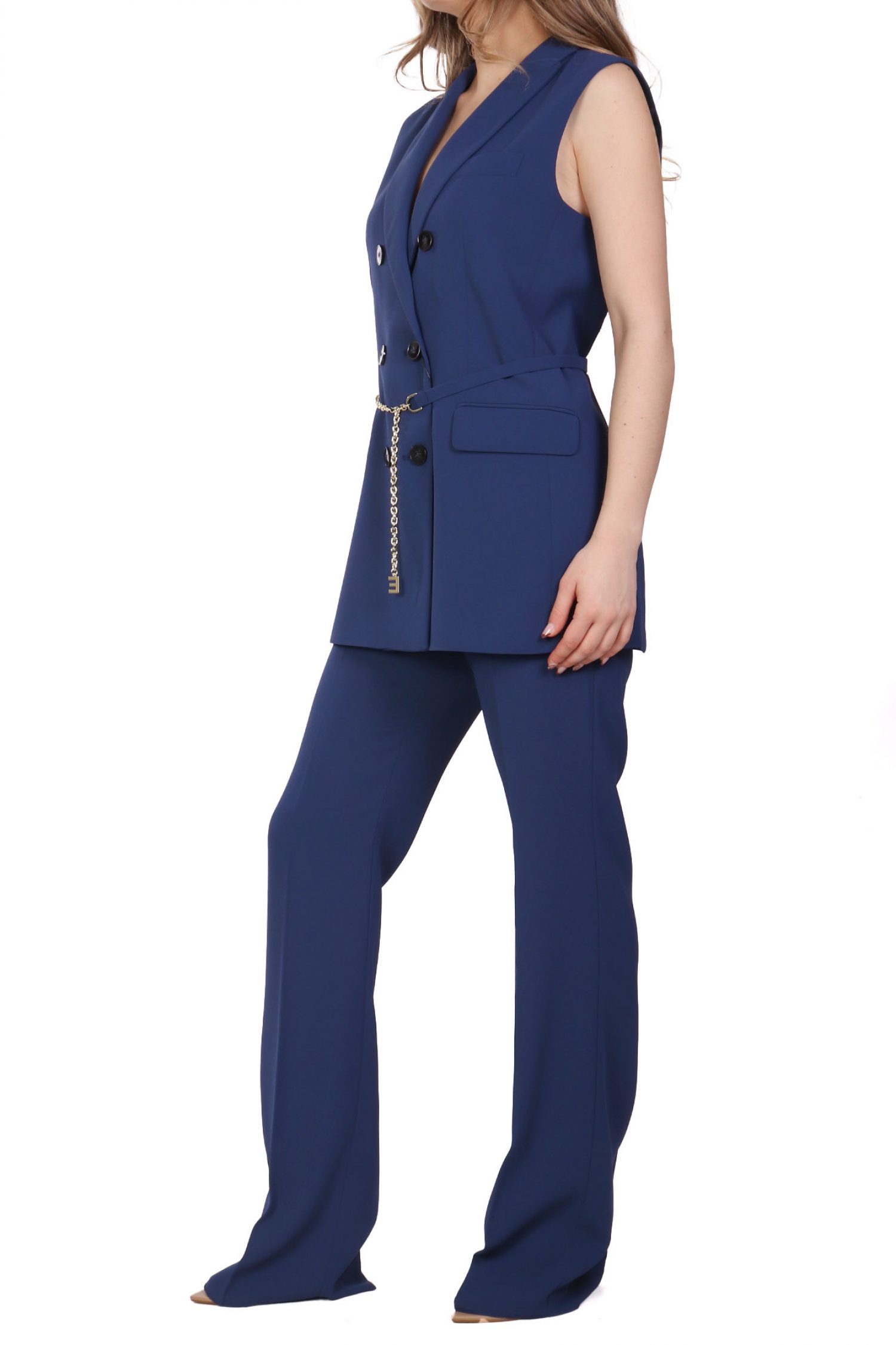 MARELLA EMME ΣΕΤ ΠΑΝΤΕΛΟΝΙ-ΣΑΚΑΚΙ ΑΜΑΝΙΚΟ ELLISSE ΑΠΟΣΠΩΜΕΝΗ ΖΩΝΗ ΣΚΟΥΡΟ ΜΠΛΕ