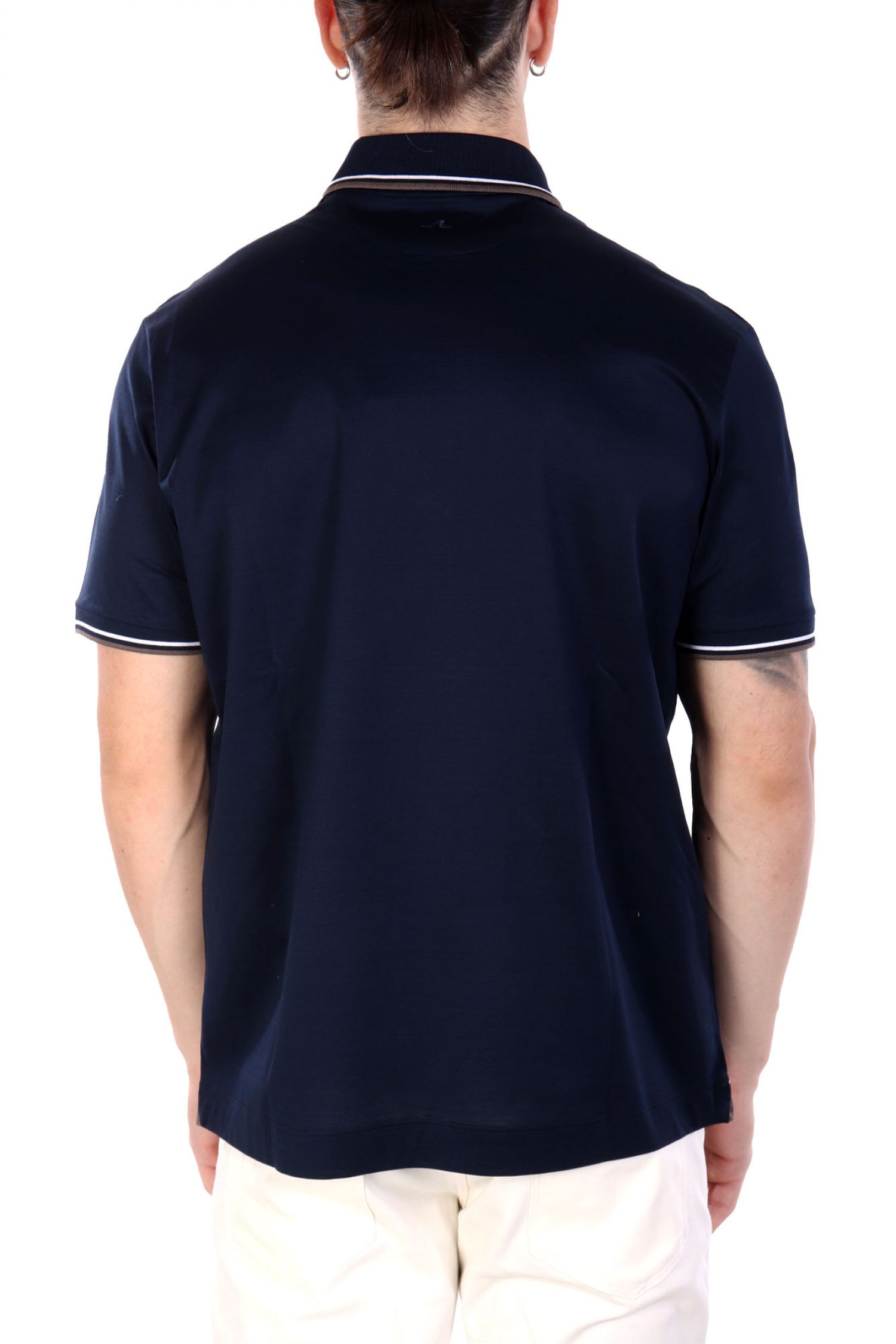 PAUL&SHARK POLO LOGO ΡΙΓΑ ΓΙΑΚΑ ΜΠΛΕ φωτογραφία