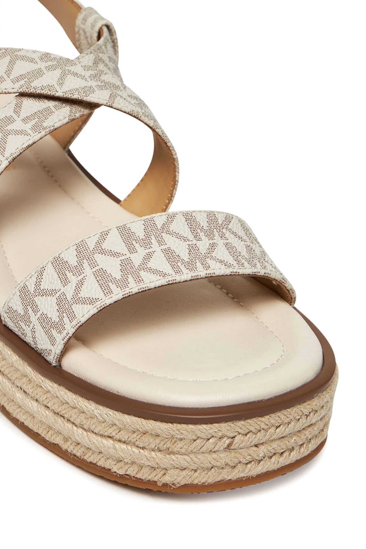 MICHAEL KORS ΠΑΠΟΥΤΣΙΑ ΠΕΔΙΛΑ LYNN ESPADRILLE SANDAL ALL OVER LOGO MΠΕΖ