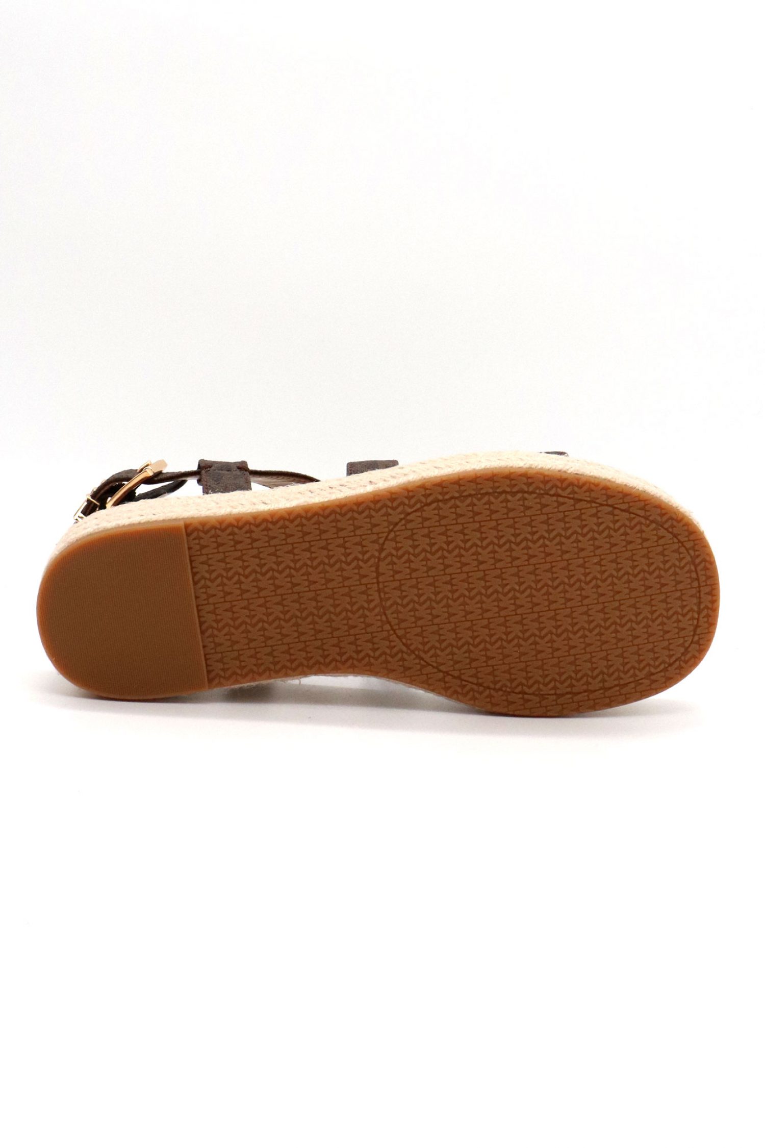 MICHAEL KORS ΠΑΠΟΥΤΣΙΑ ΠΕΔΙΛΑ LYNN ESPADRILLE SANDAL ALL OVER LOGO KAΦΕ/ΤΑΜΠΑ