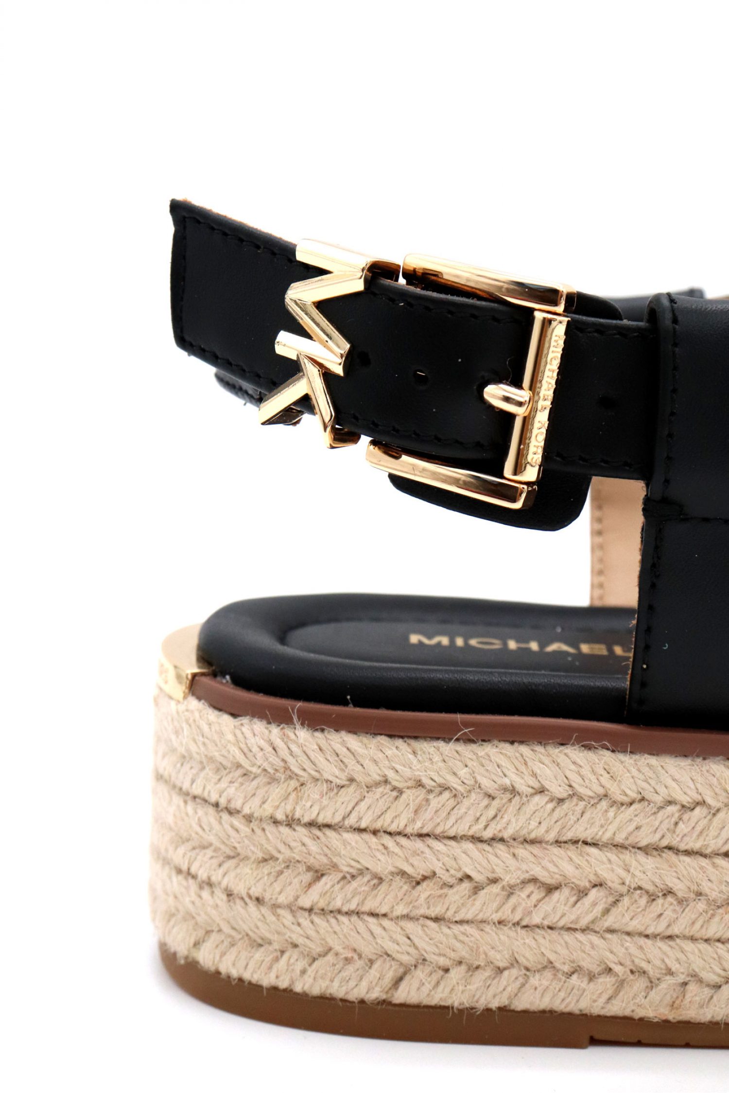 MICHAEL KORS ΠΑΠΟΥΤΣΙΑ ΠΕΔΙΛΑ LYNN ESPADRILLE SANDAL LOGO MAYΡΟ