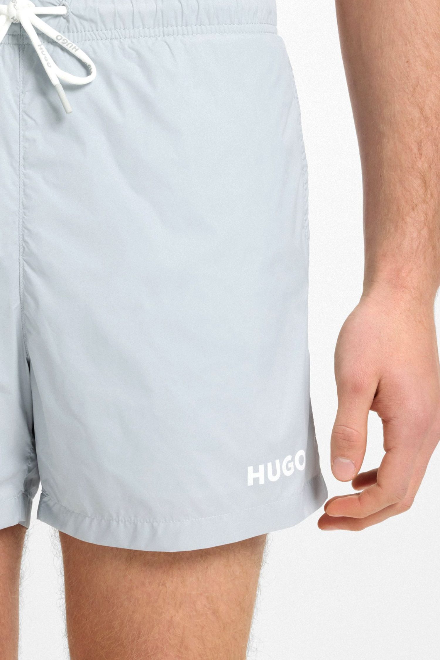 HUGO ΜΑΓΙΩ HAITI LOGO ΓΚΡΙ-ΜΠΛΕ