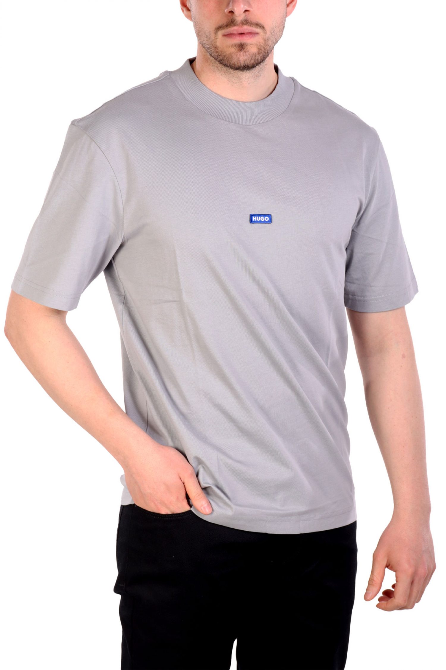 HUGO BLUE T-SHIRT NIEROS ΓΚΡΙ φωτογραφία