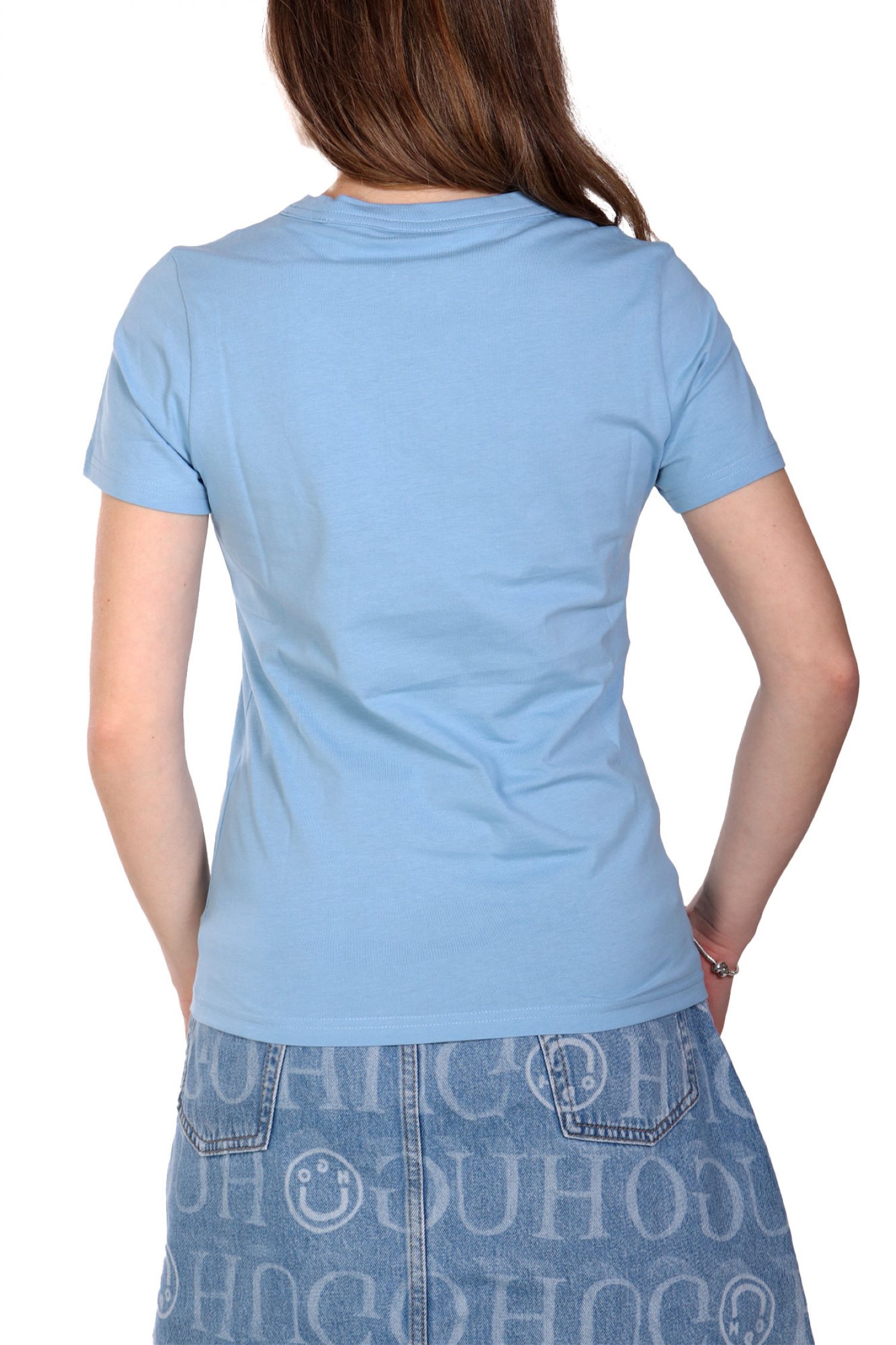 HUGO BLUE T-SHIRT CLASSIC TEE_B LOGO ΑΝΟΙΧΤΟ ΜΠΛΕ φωτογραφία