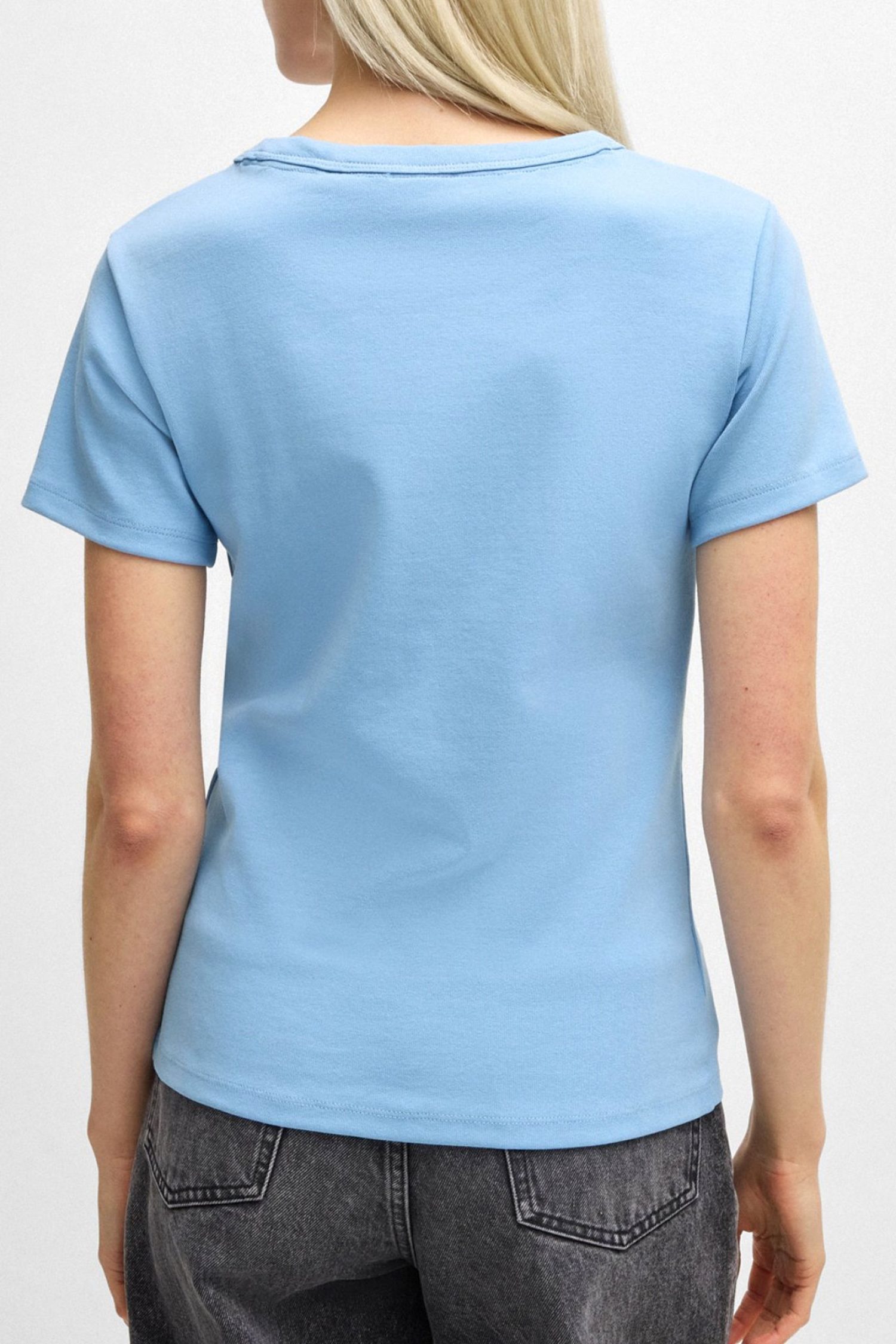 HUGO T-SHIRT DELORIS HUGO ΣΙΕΛ