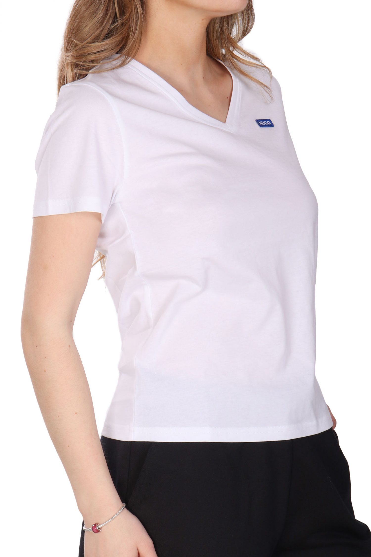 Women's T-Shirts Hugo Blue White