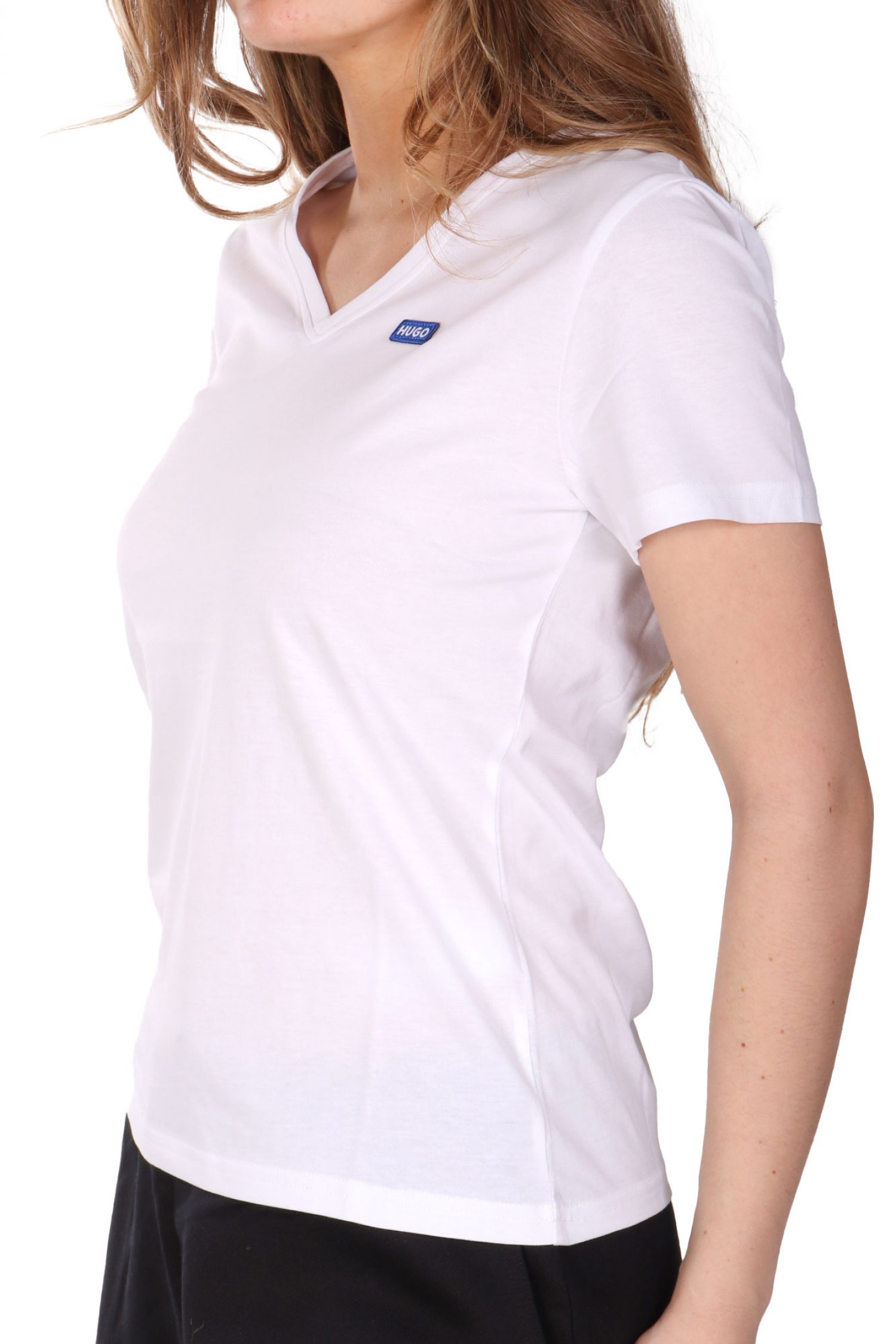 Women's T-Shirts Hugo Blue White