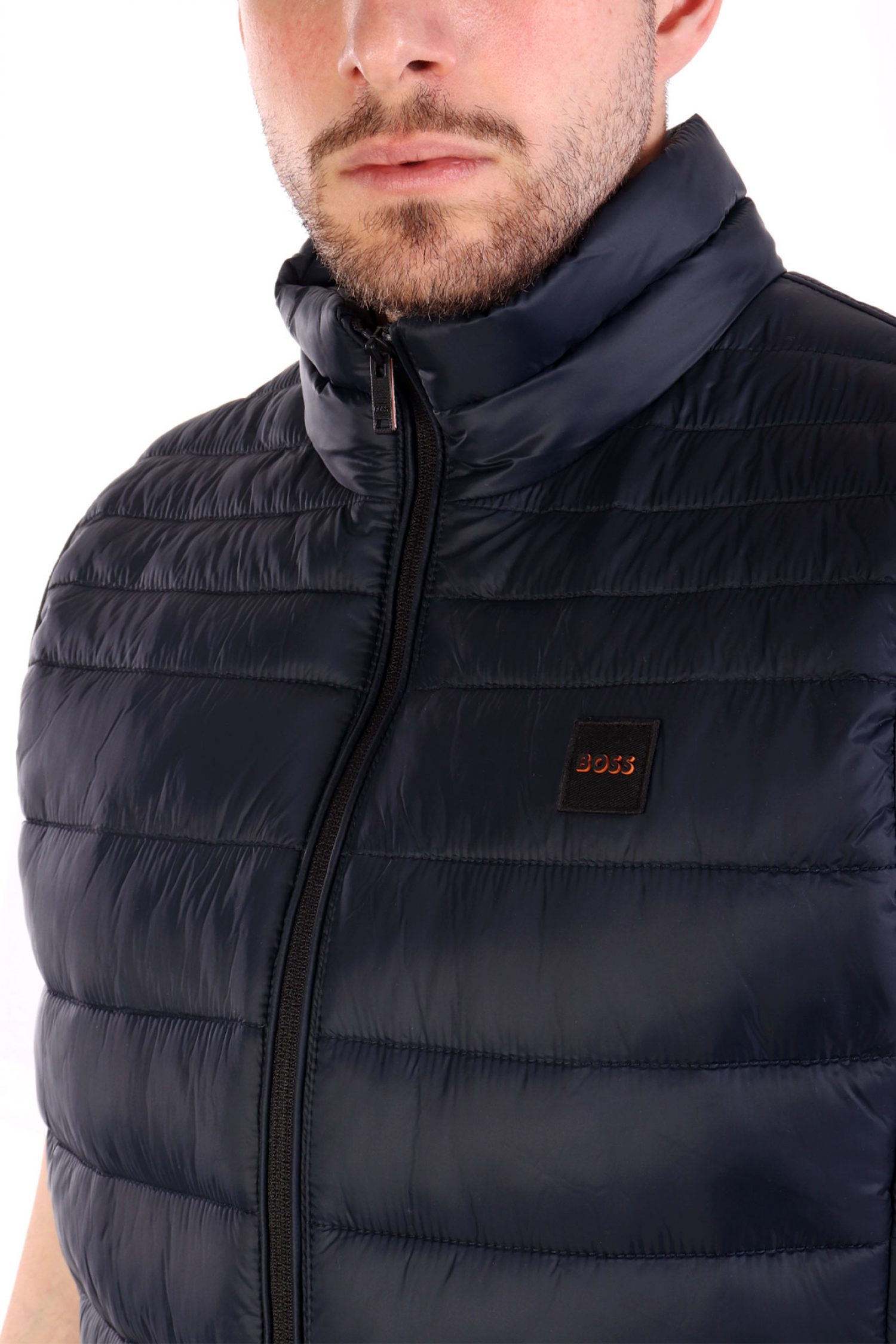 BOSS CASUAL ΑΜΑΝΙΚΟ ΜΠΟΥΦΑΝ ODENO2 ΣΚΟΥΡΟ ΜΠΛΕ